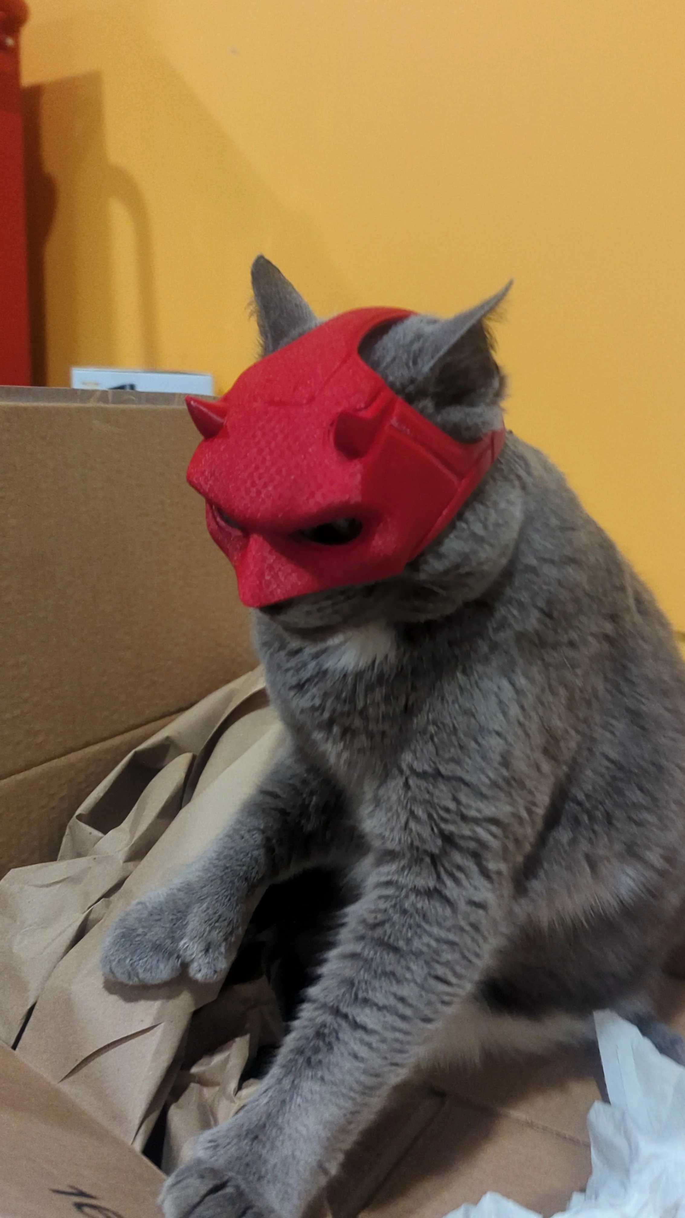 3d Printed Daredevil Cat Mask - Image 5