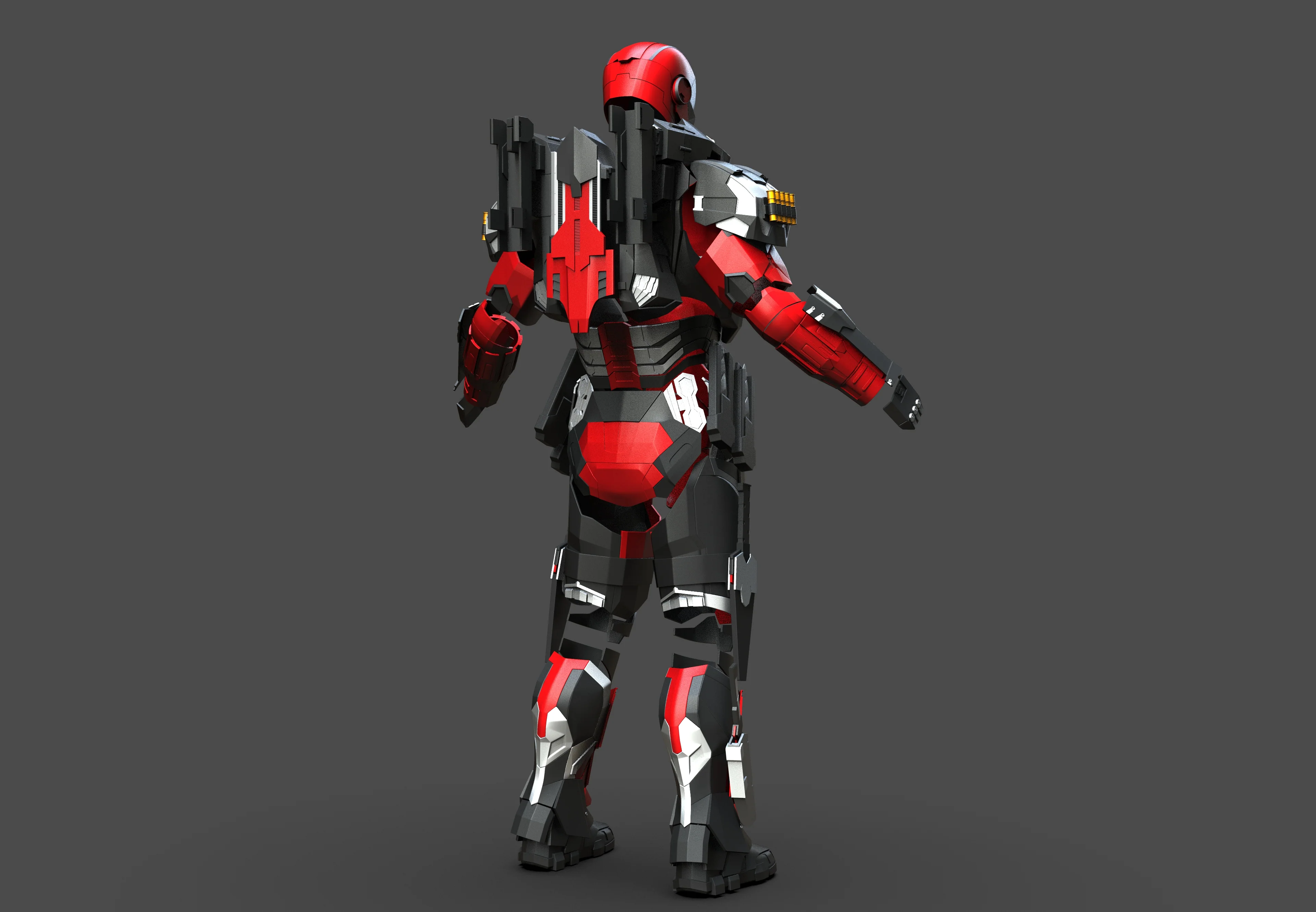 Armored Deadpool STL - Image 8
