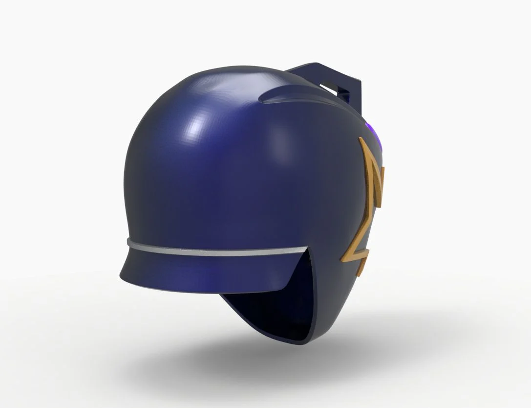 Black Dino Thunder Power Ranger Helmet STL - Image 10