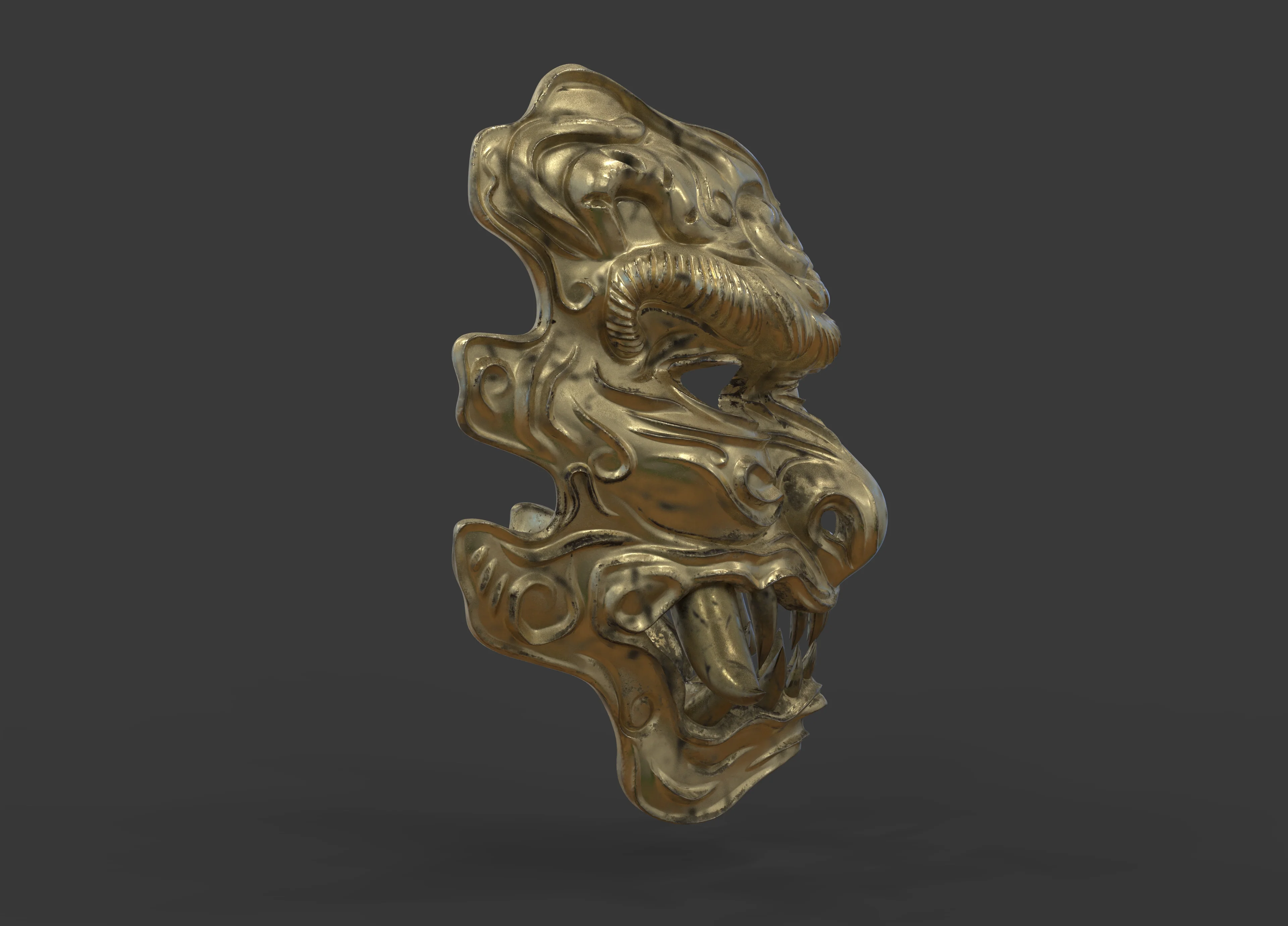 Black Myth Wukong Oni Mask - Image 3