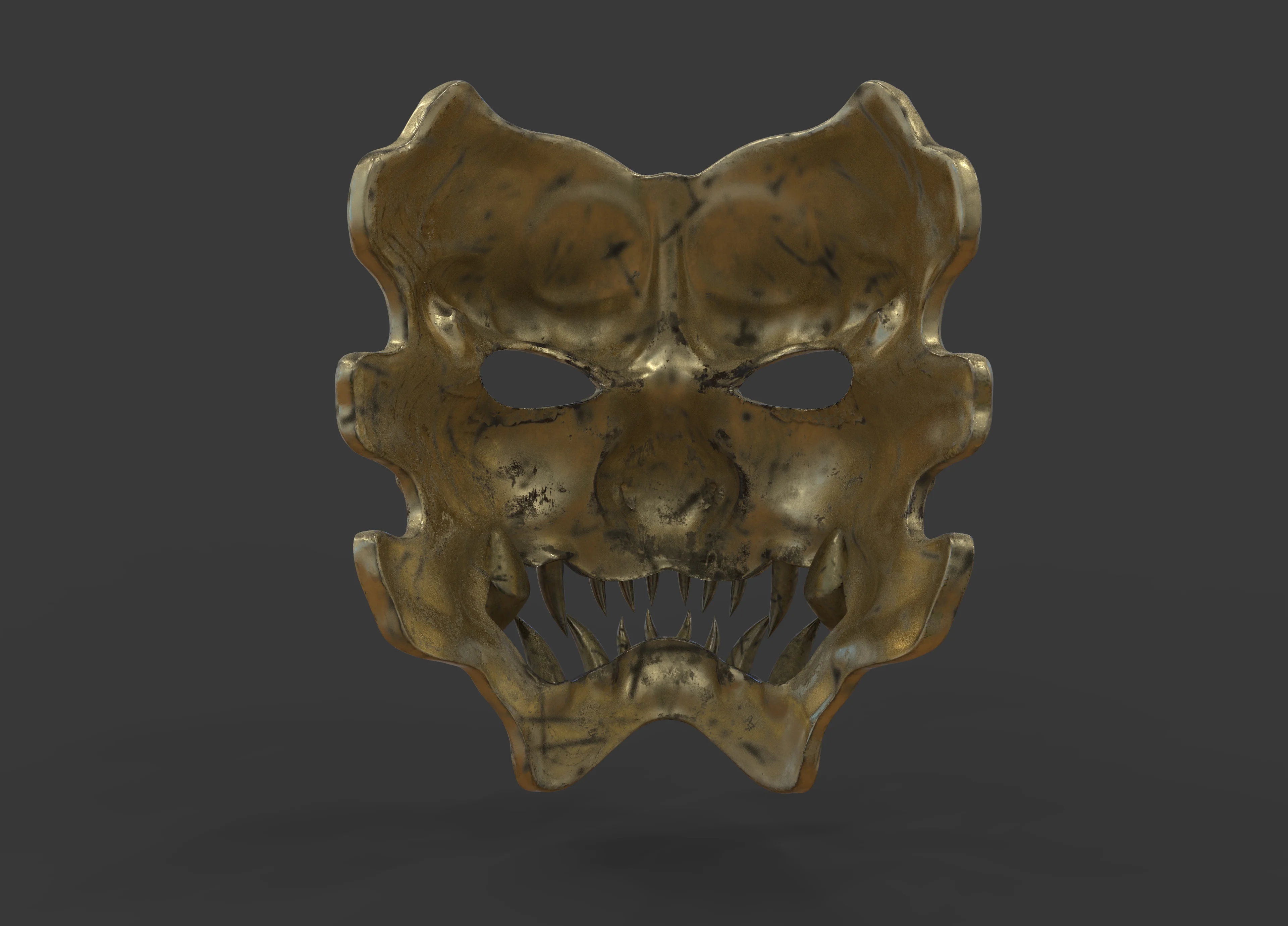 Black Myth Wukong Oni Mask - Image 4