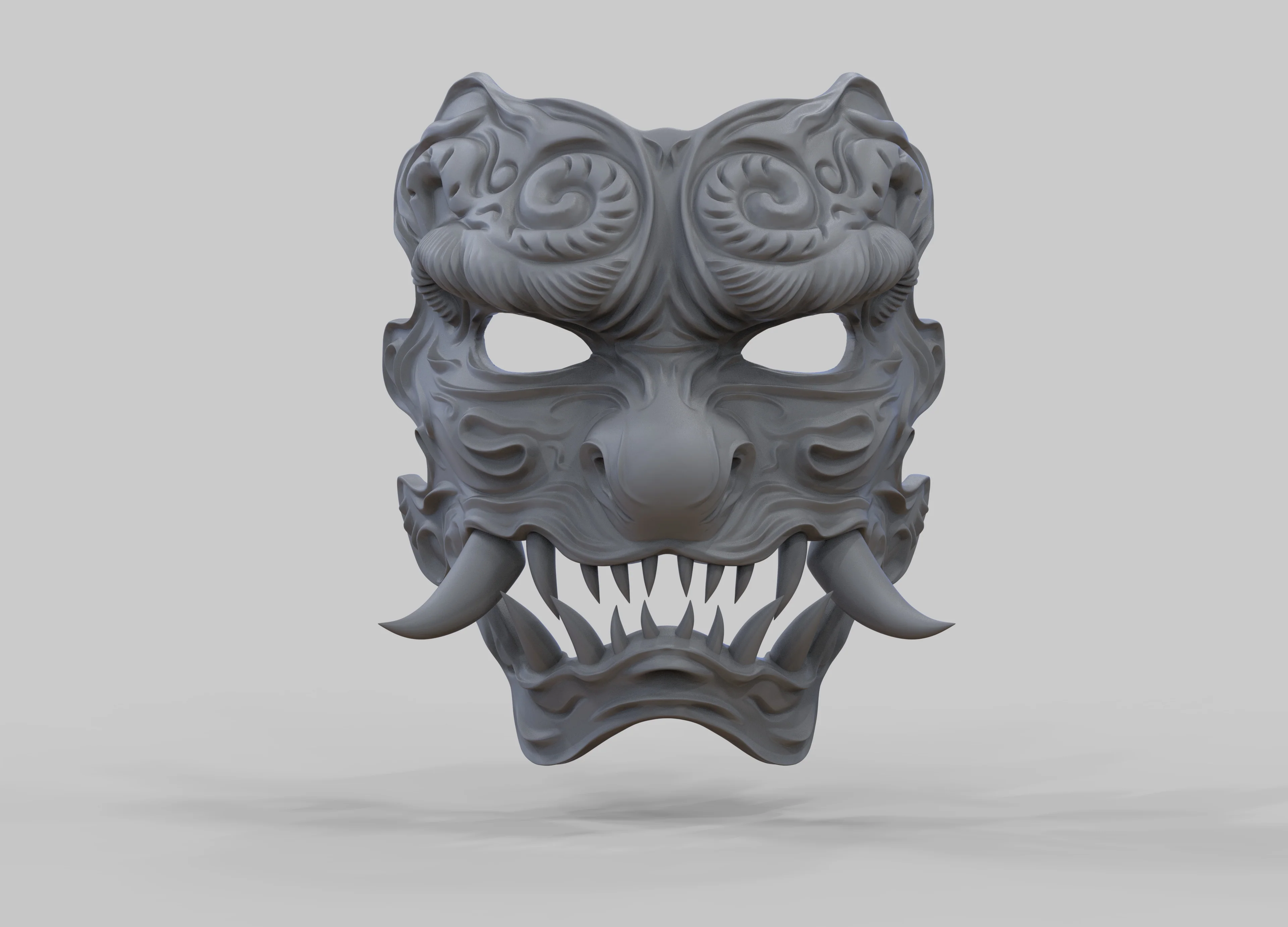 Black Myth Wukong Oni Mask - Image 5