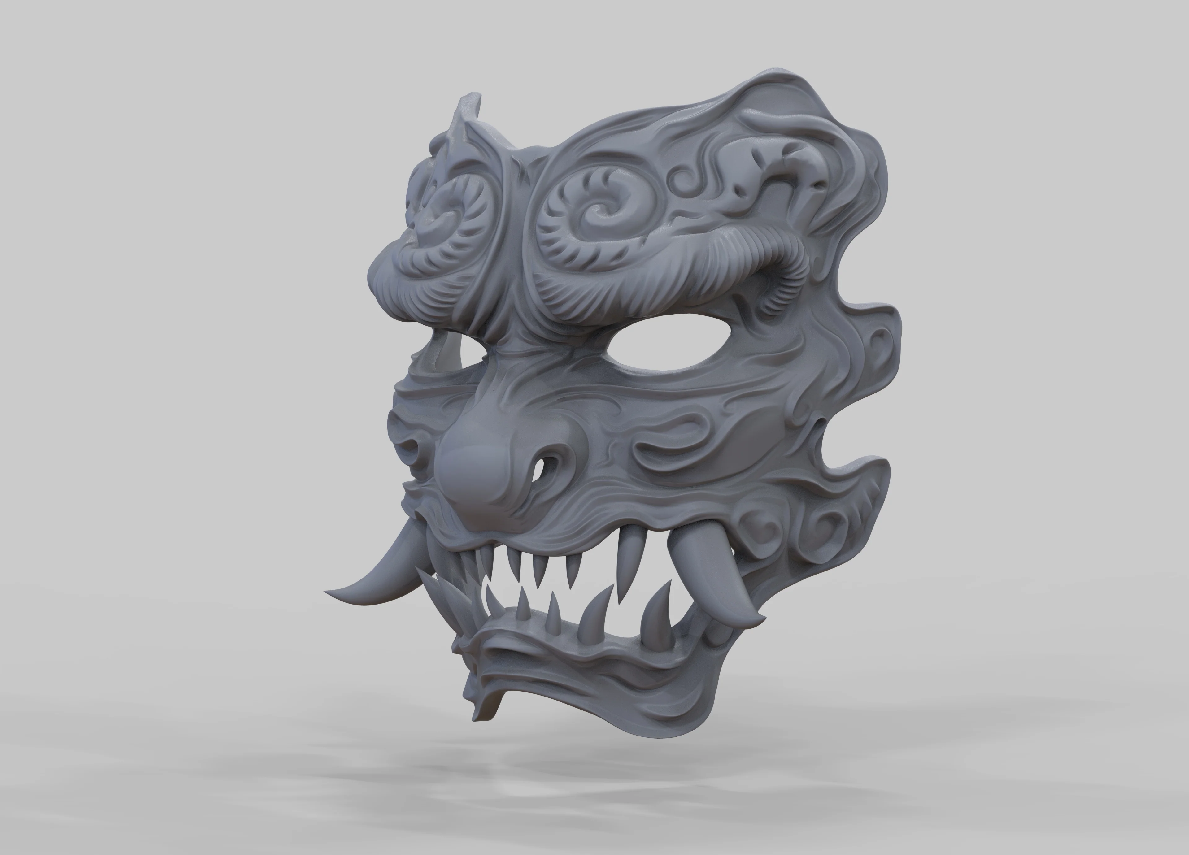 Black Myth Wukong Oni Mask - Image 6