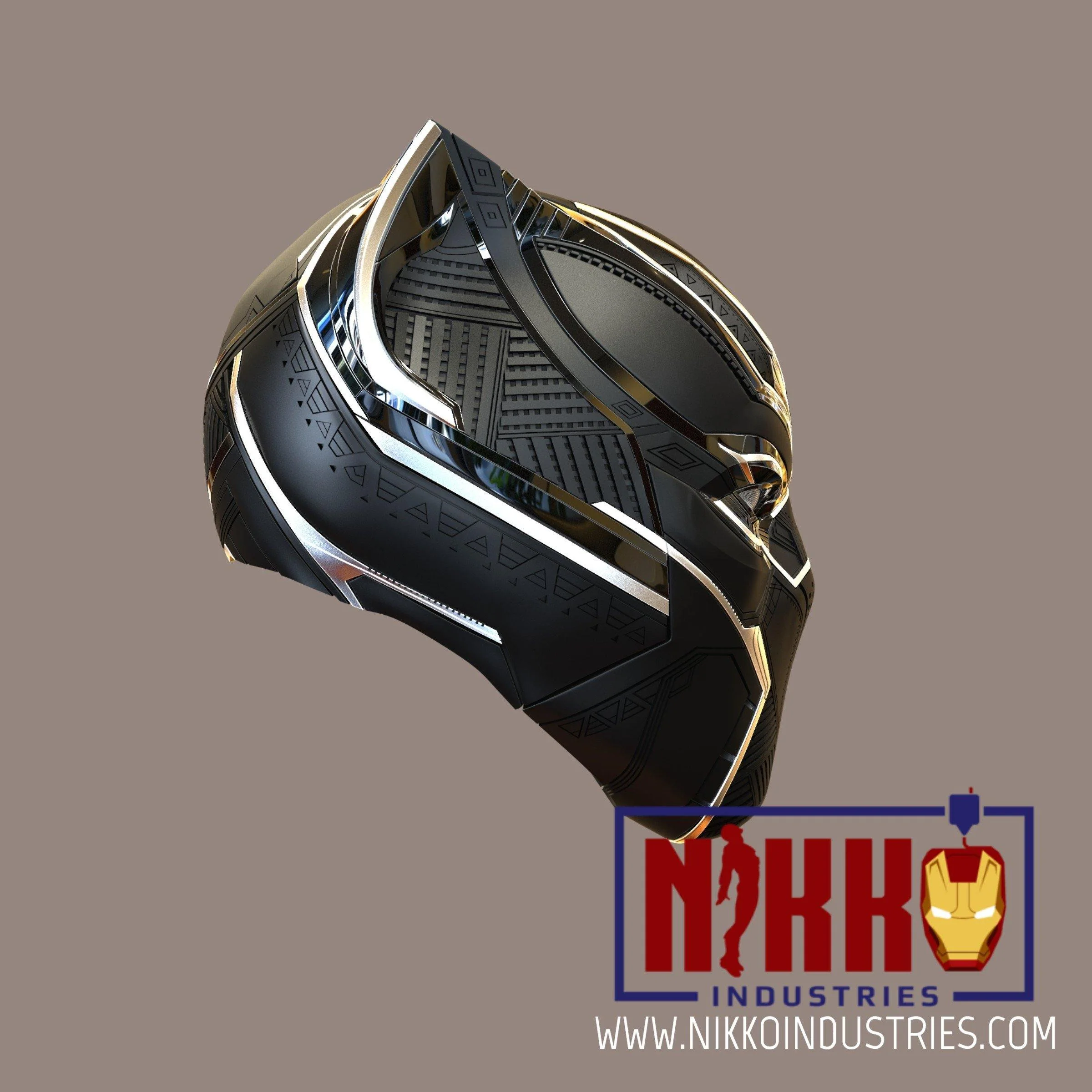 Black Panther Helmet Vibranium Gauntlet stl Bundle - Image 2