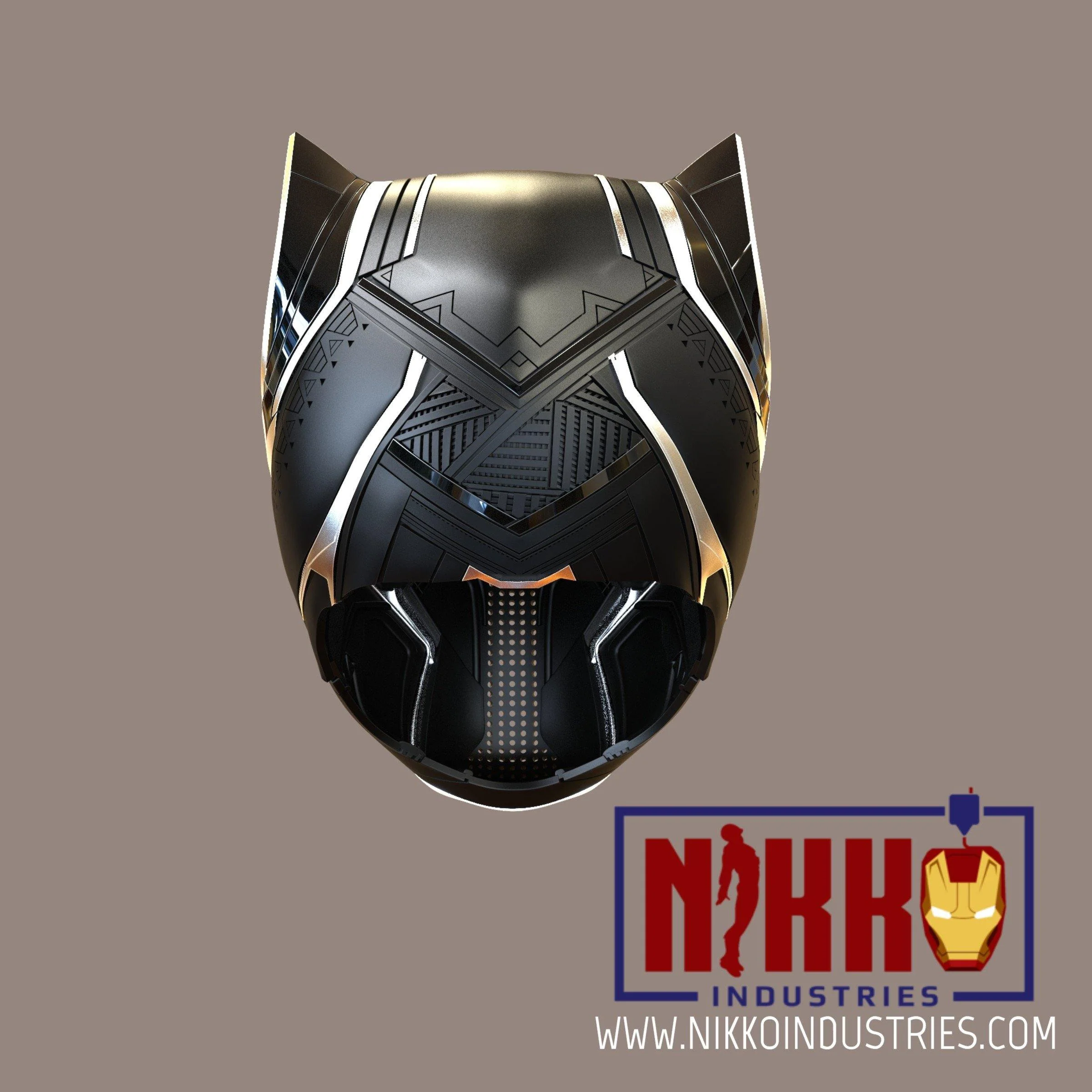 Black Panther Helmet Vibranium Gauntlet stl Bundle - Image 3
