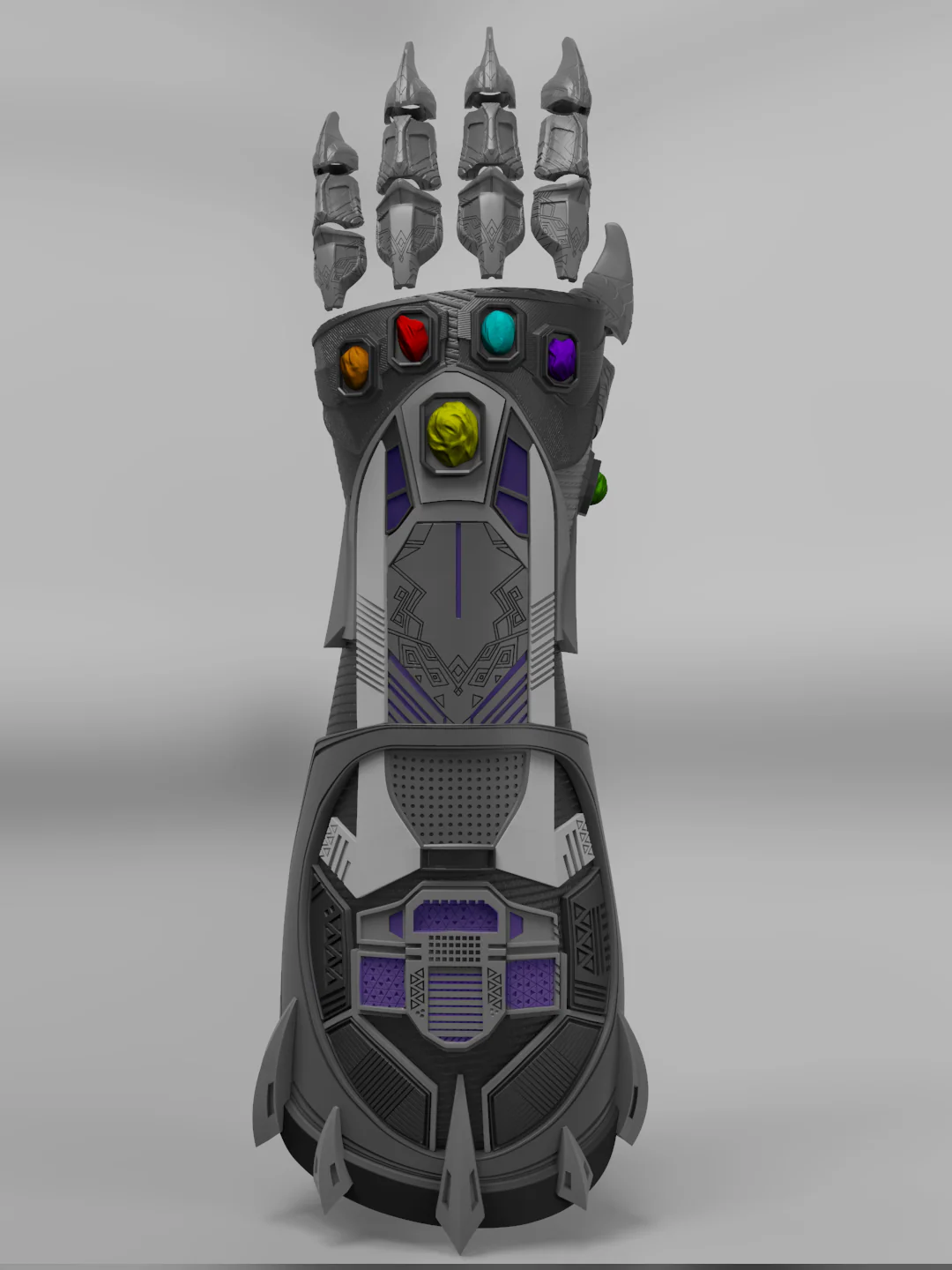 Black Panther Helmet Vibranium Gauntlet stl Bundle - Image 9