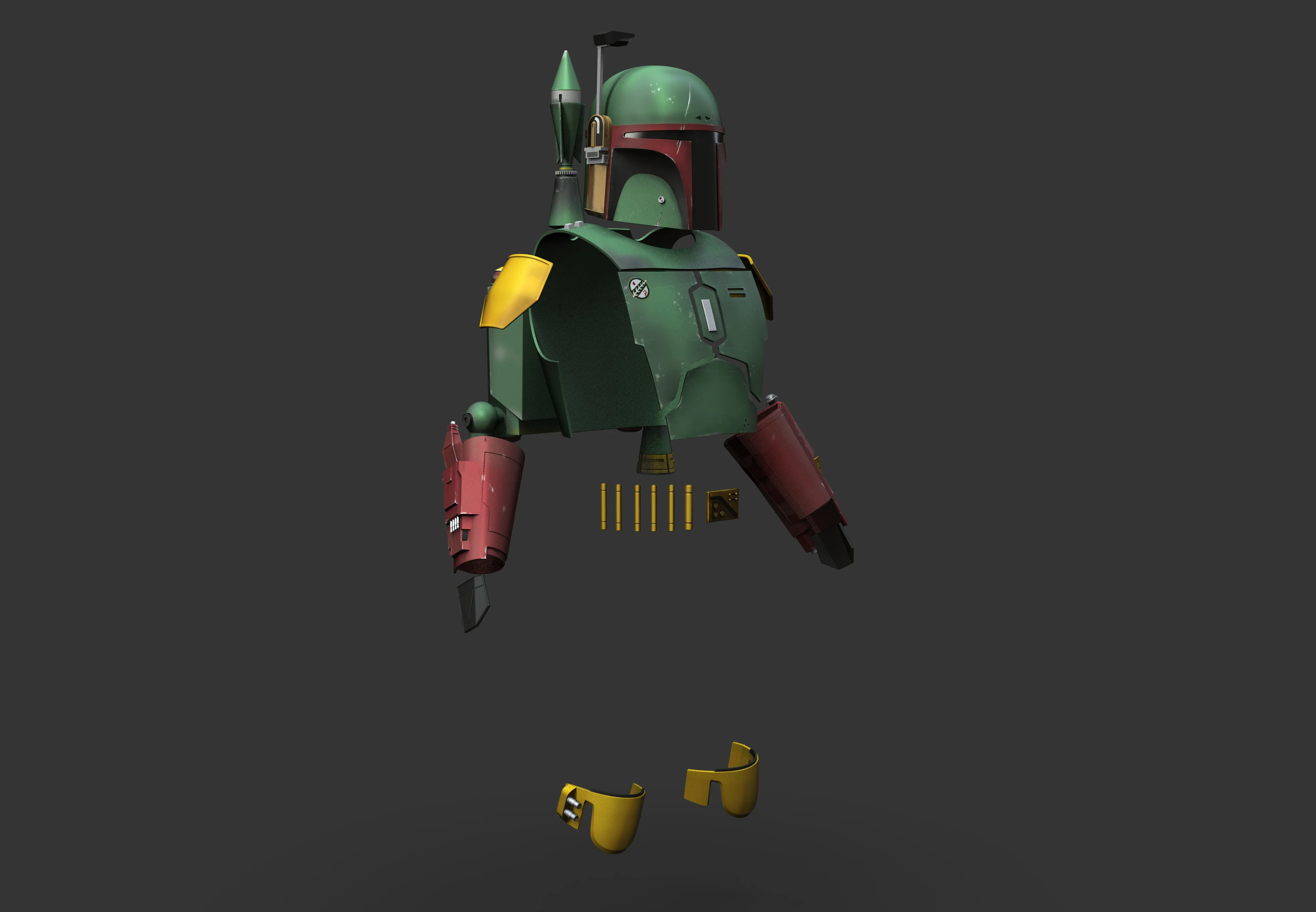 Boba Fett Armor STL- Book of Boba Fett - Image 3
