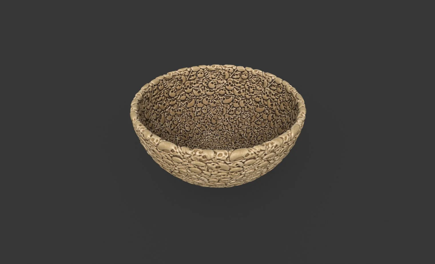 Cracker Barrel Skull Bowl - Image 3