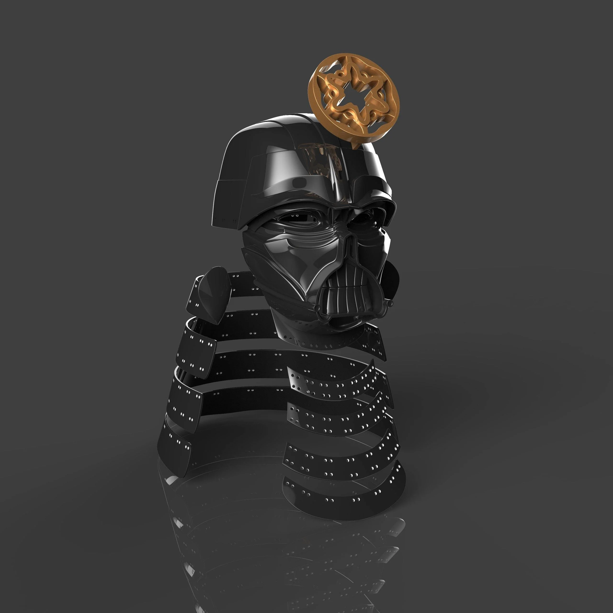 Darth Vader Samurai Helmet - Image 2