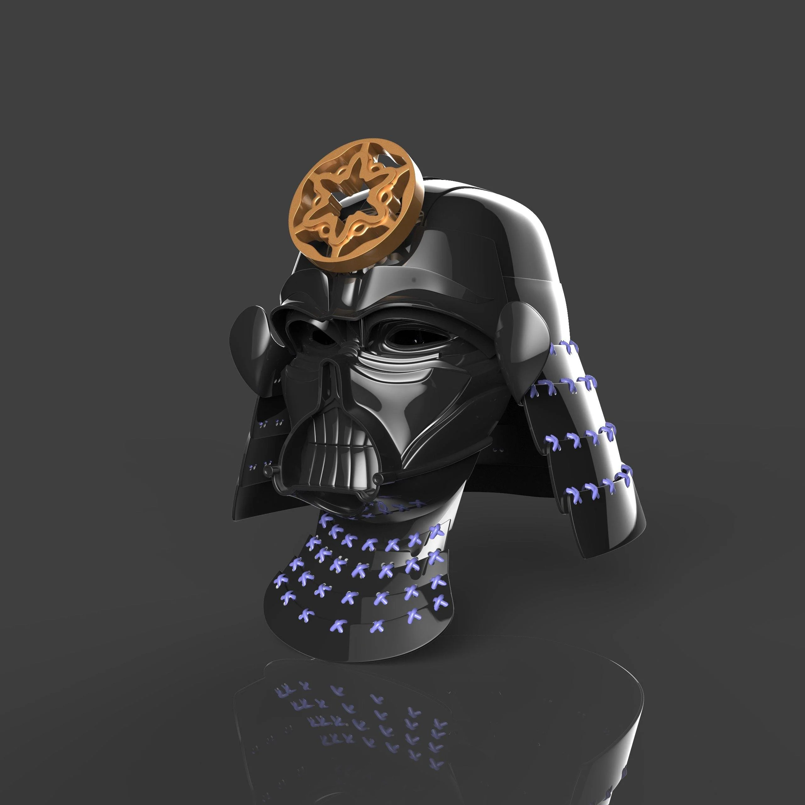 Darth Vader Samurai Helmet - Image 3
