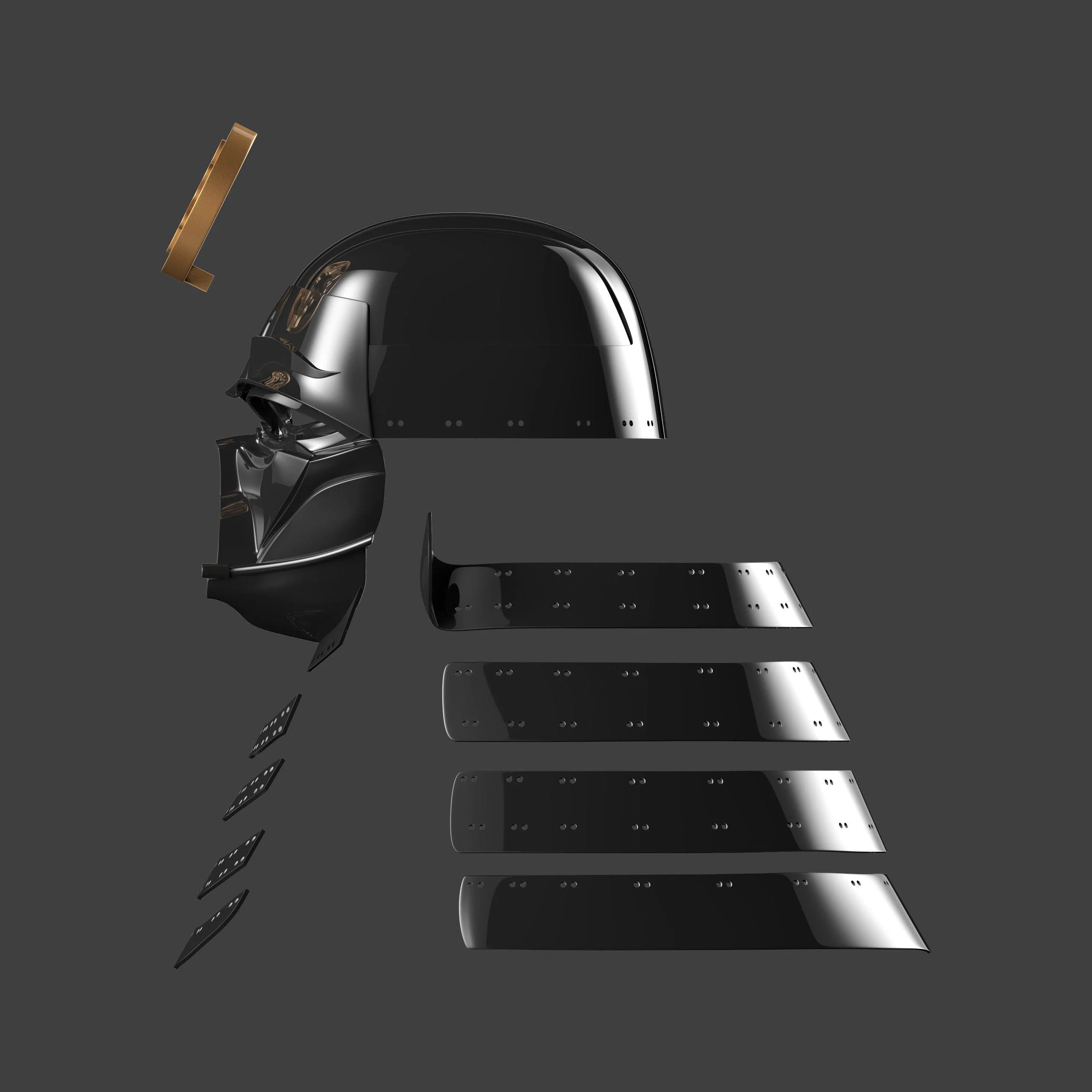 Darth Vader Samurai Helmet - Image 4