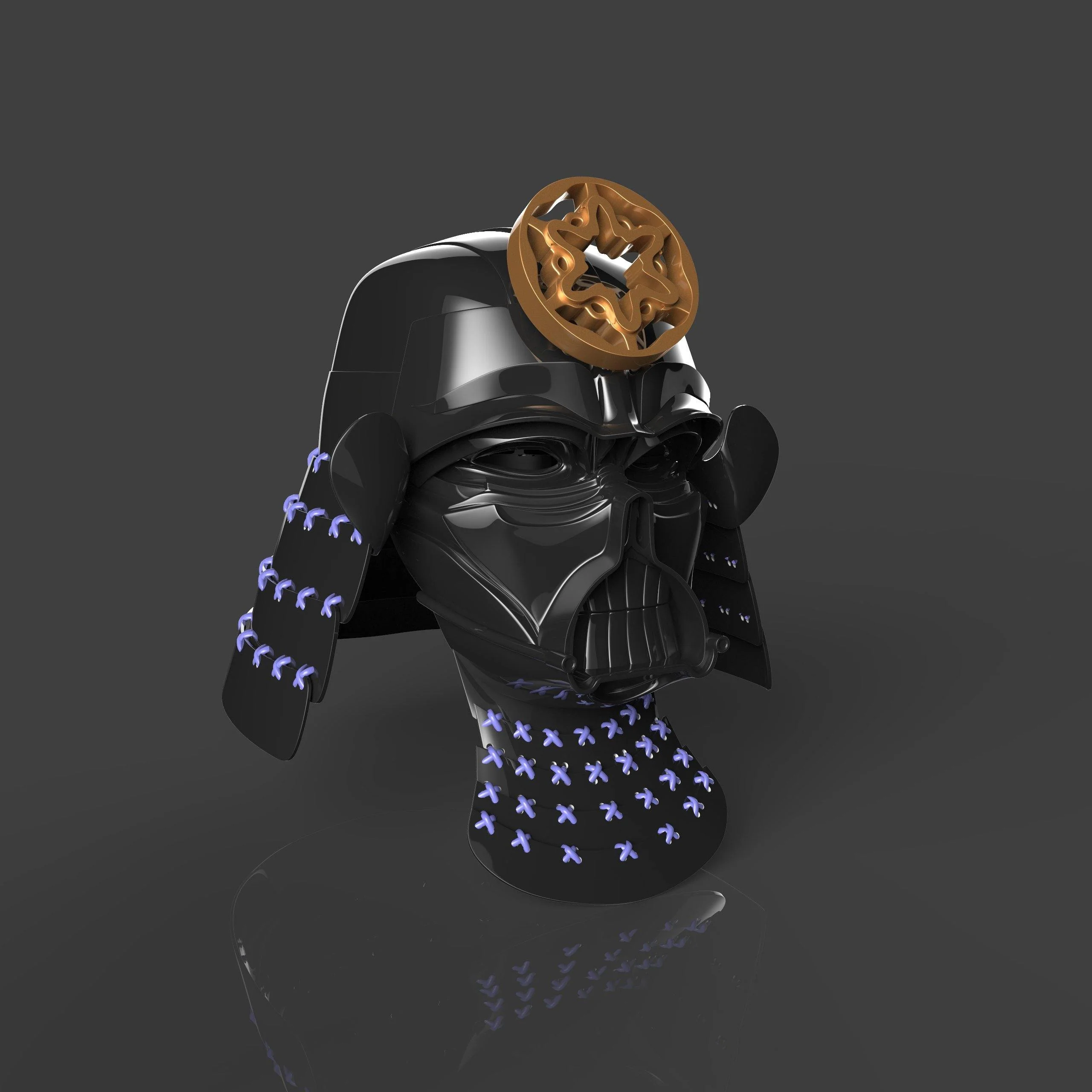 Darth Vader Samurai Helmet - Image 7
