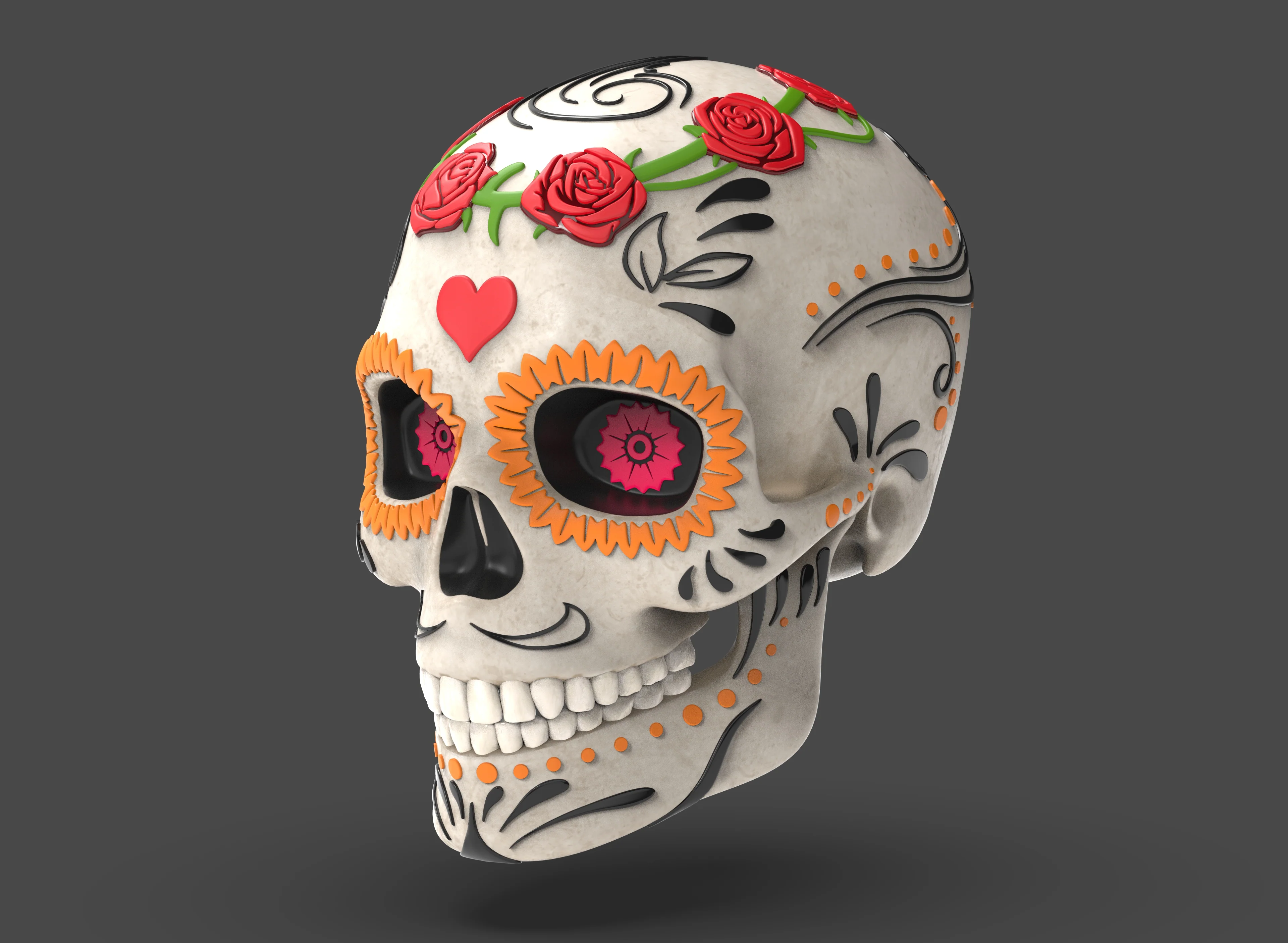 Dia de Los Muertos Skull - Image 2