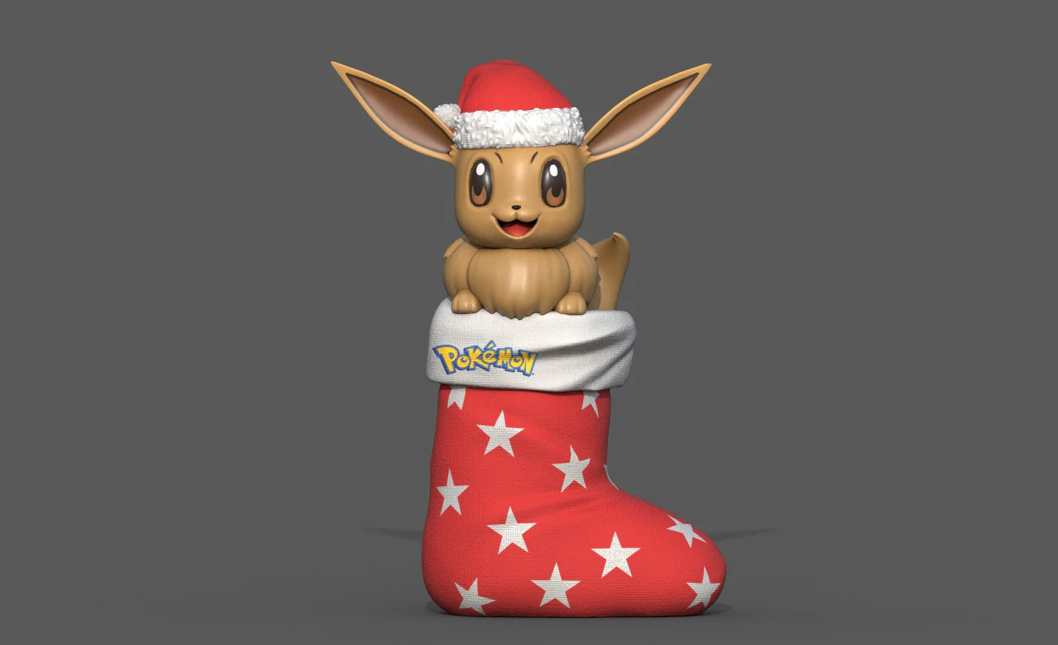 Eevee Christmas Stocking