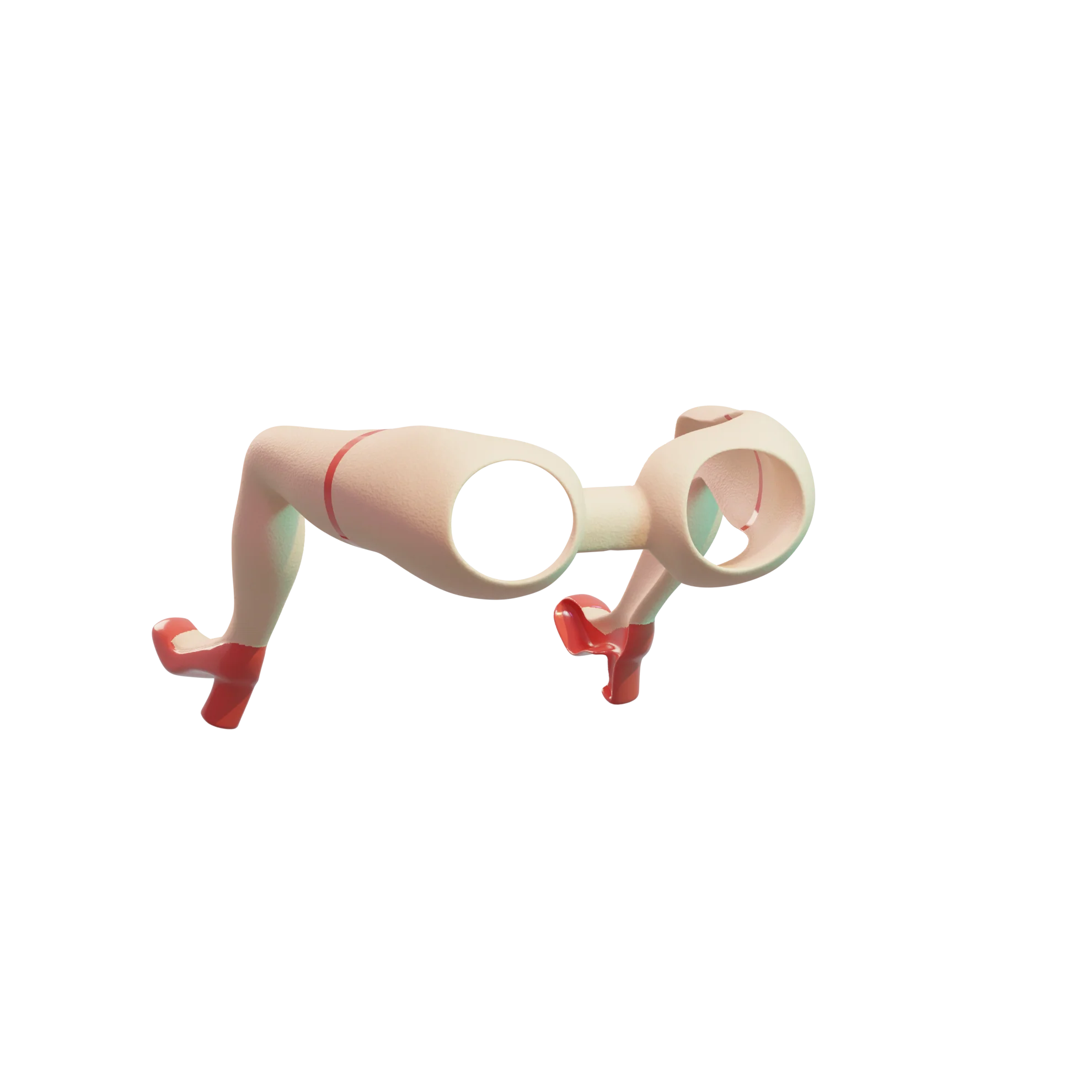 Girl Legs Glasses - Image 3