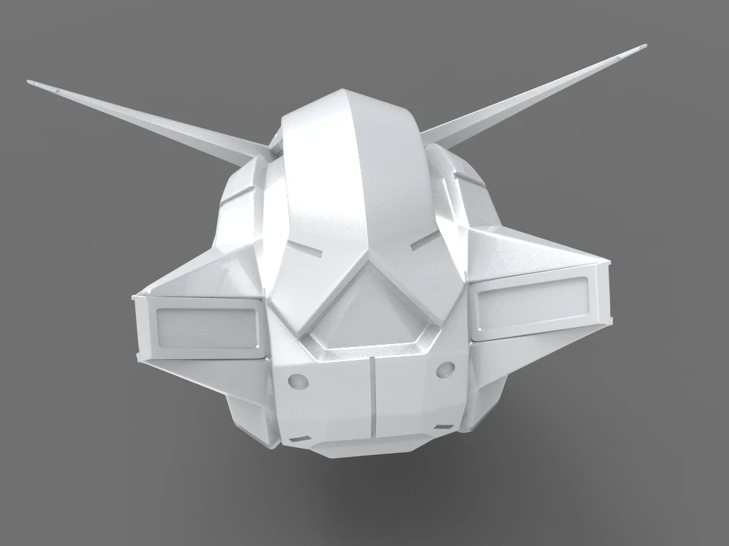 Gundam Exia Helmet STL - Image 10