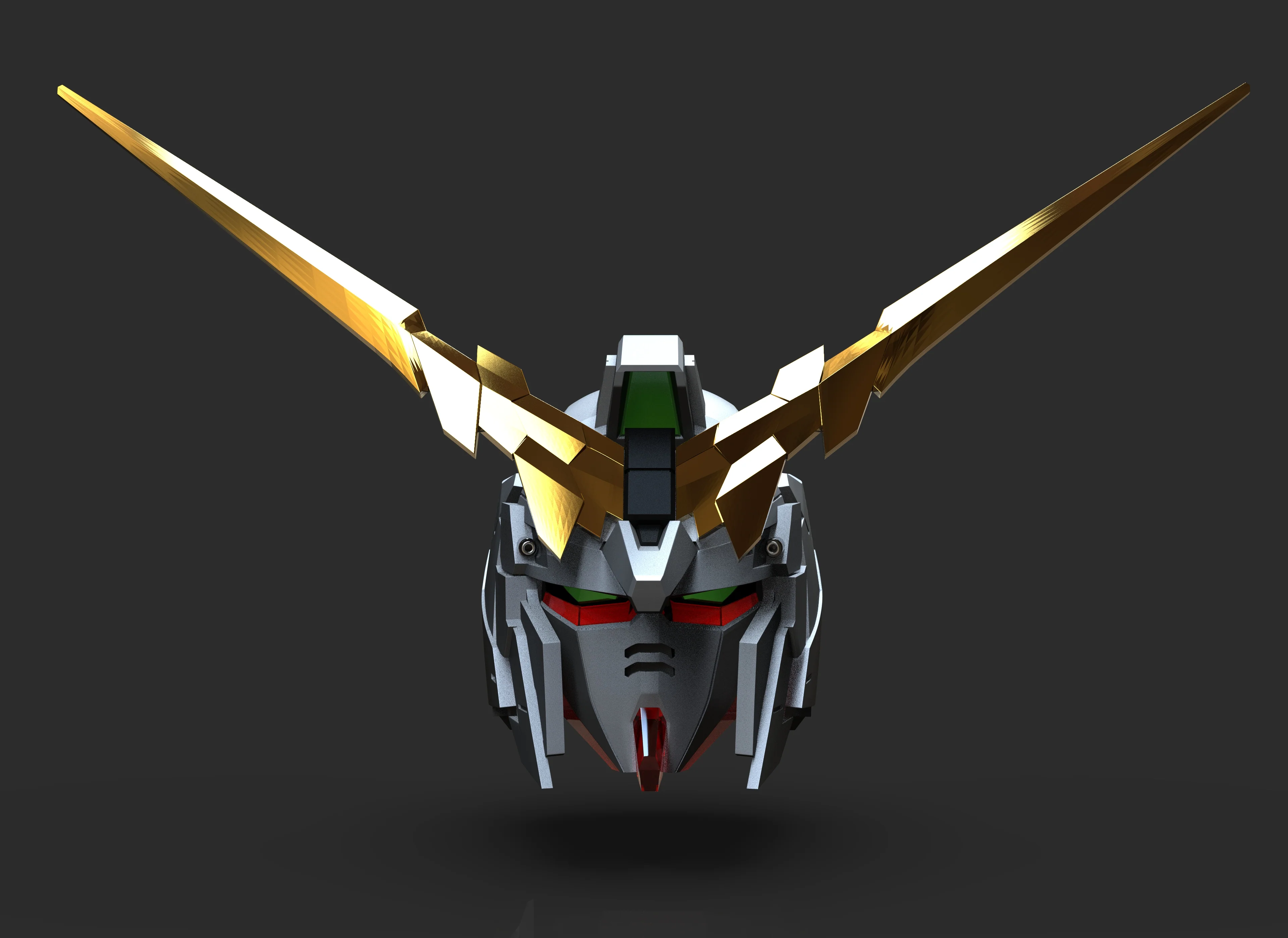 Gundam Unicorn Helmet STL - Image 2
