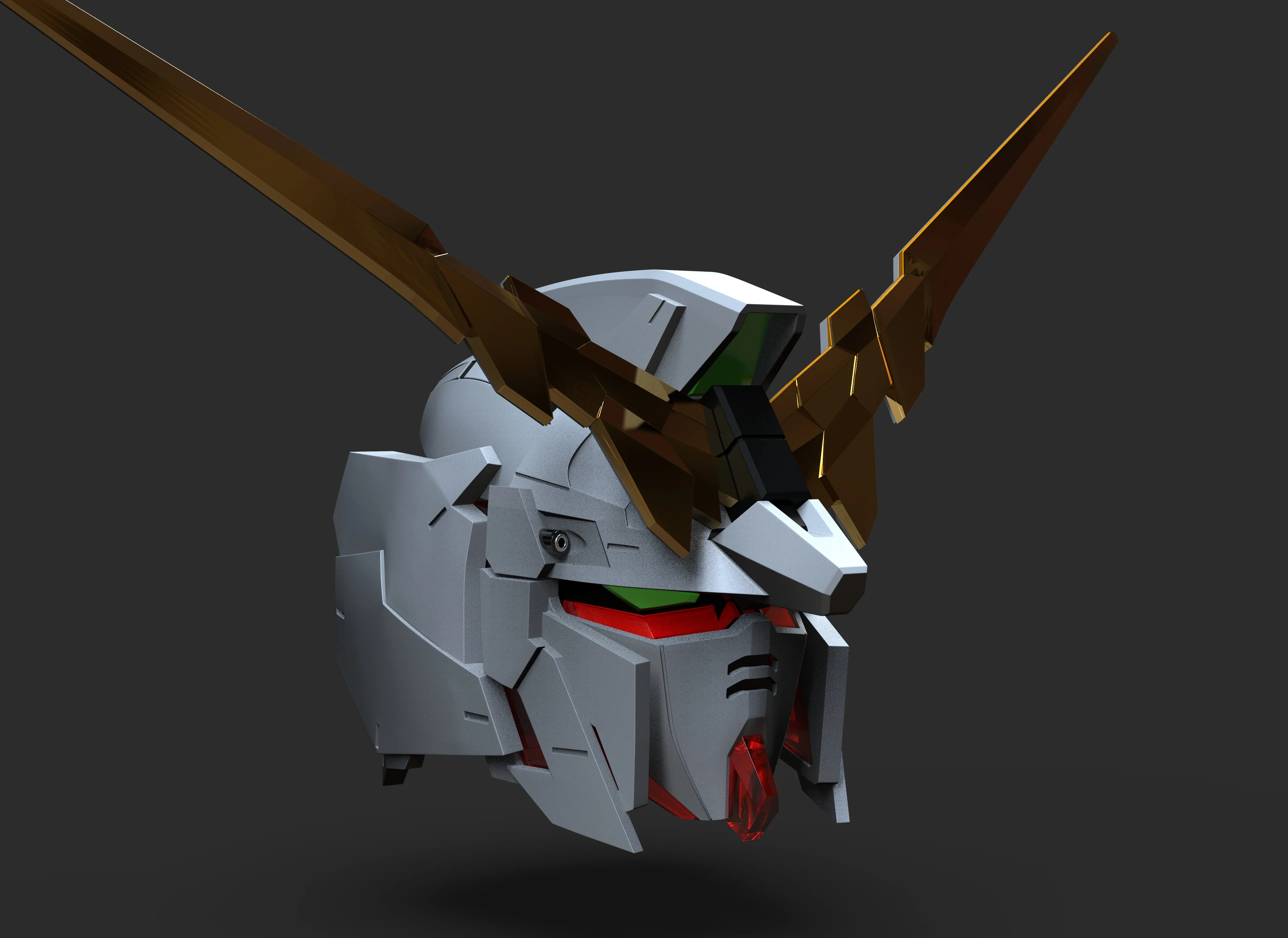 Gundam Unicorn Helmet STL - Image 3