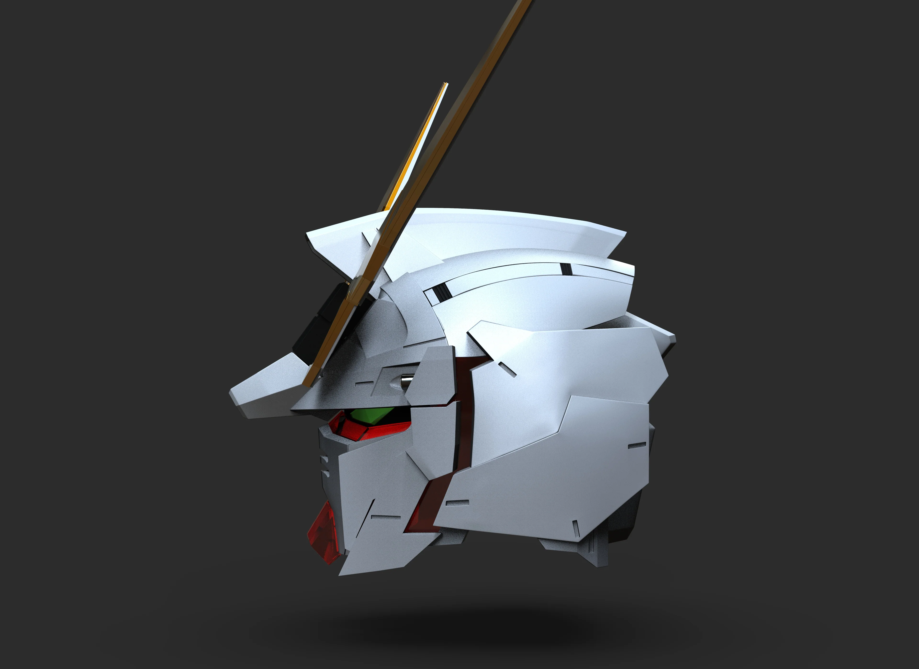 Gundam Unicorn Helmet STL - Image 4