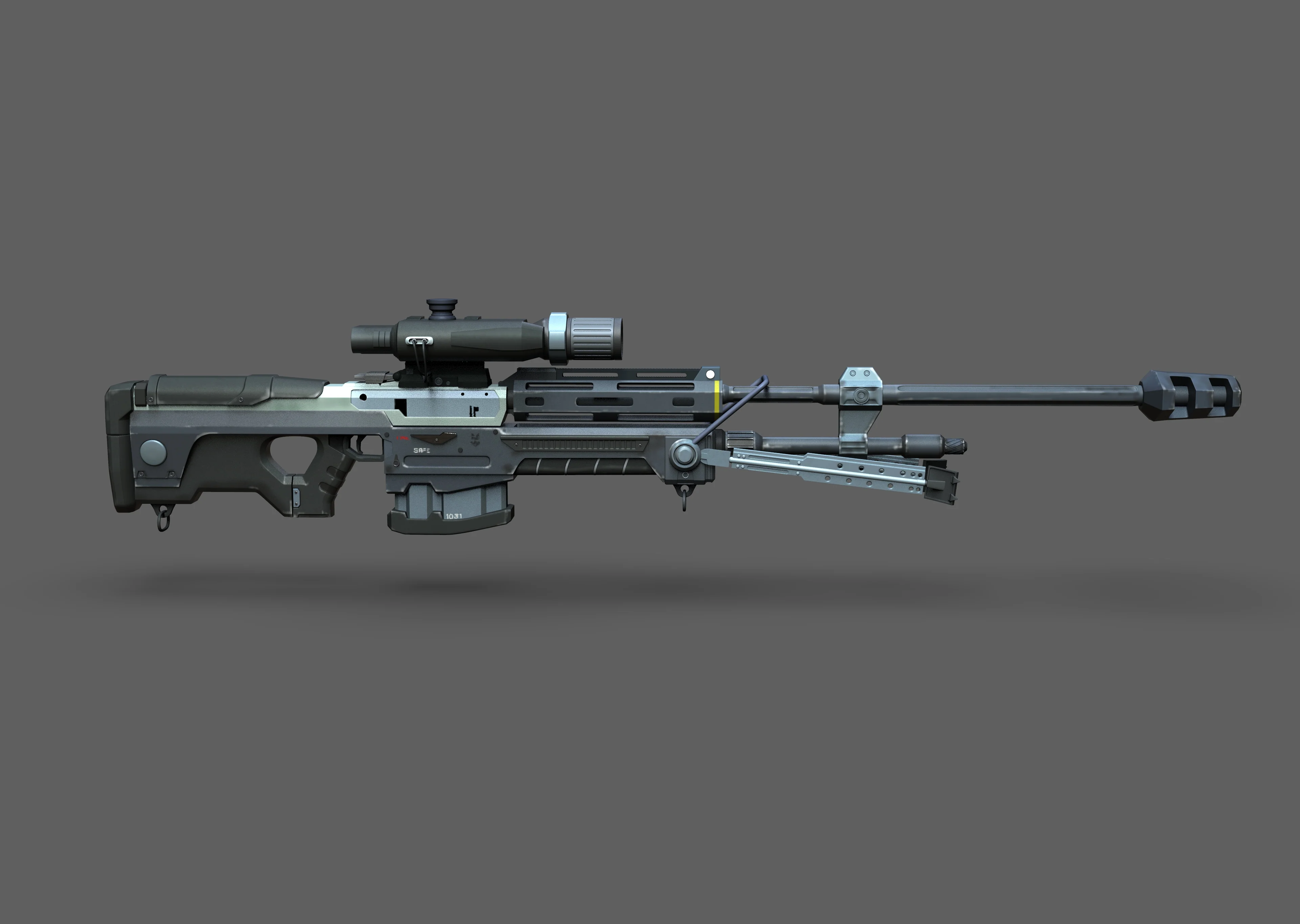 Halo SRS99 50Cal Sniper Rifle STL - Image 2