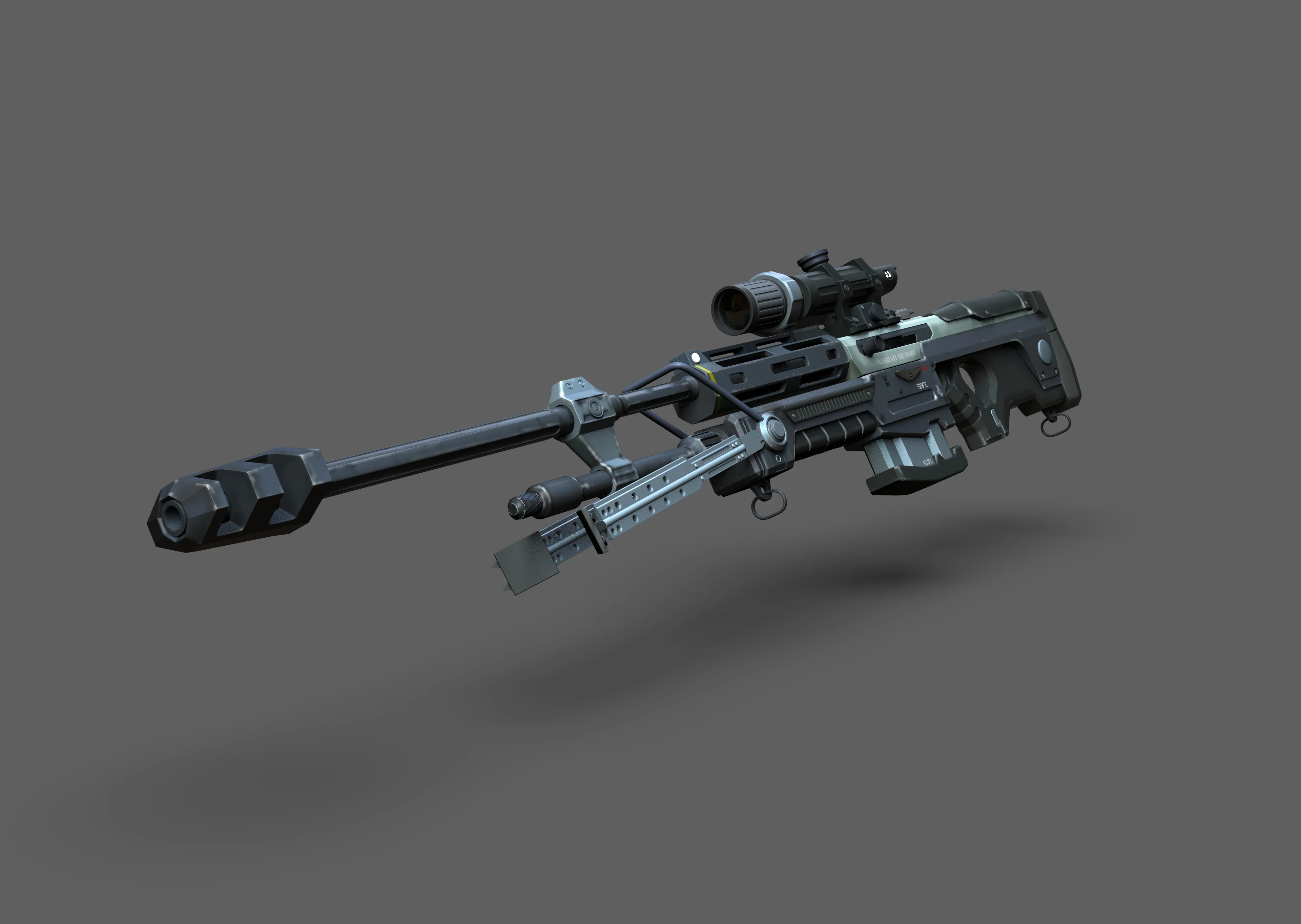 Halo SRS99 50Cal Sniper Rifle STL - Image 4