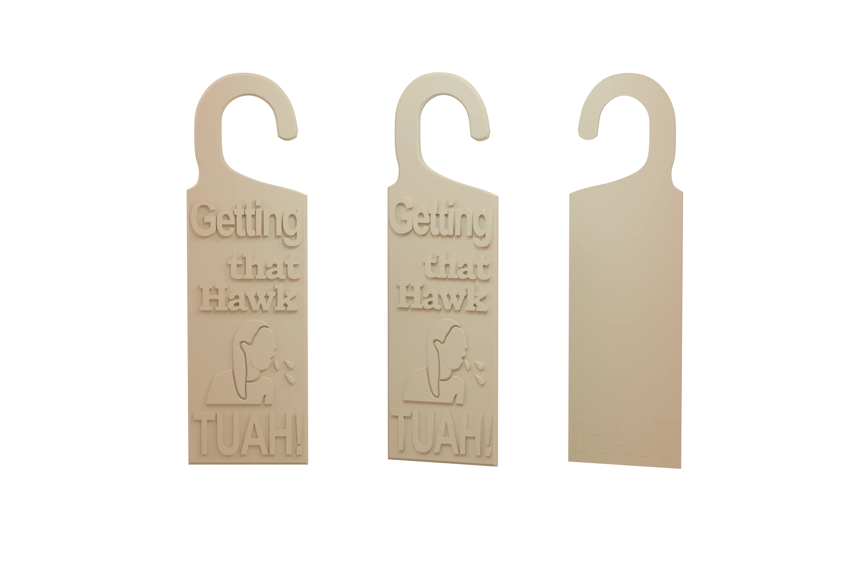 Hawk Tuah Do Not Disturb Sign - Image 5