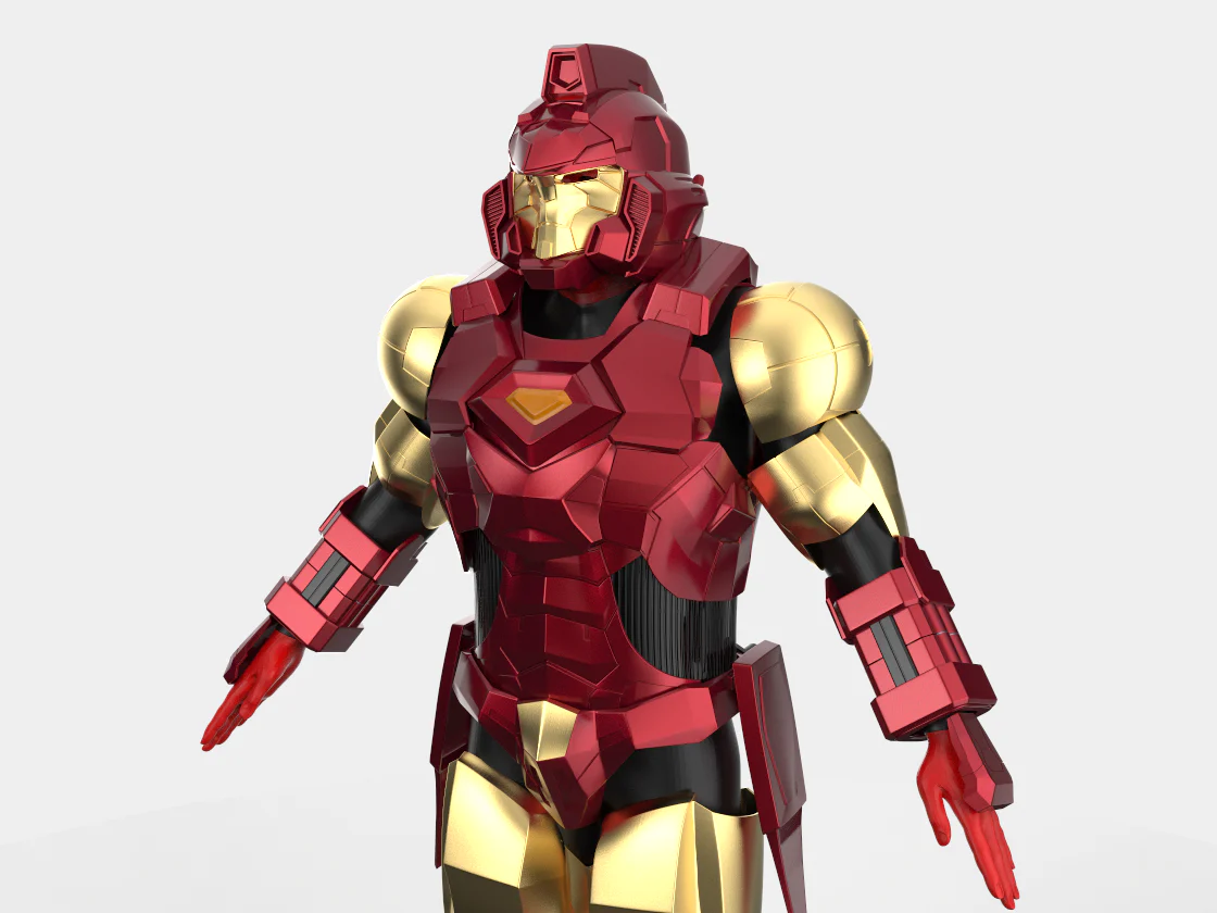 Iron Man House of M Armor STL - Image 11