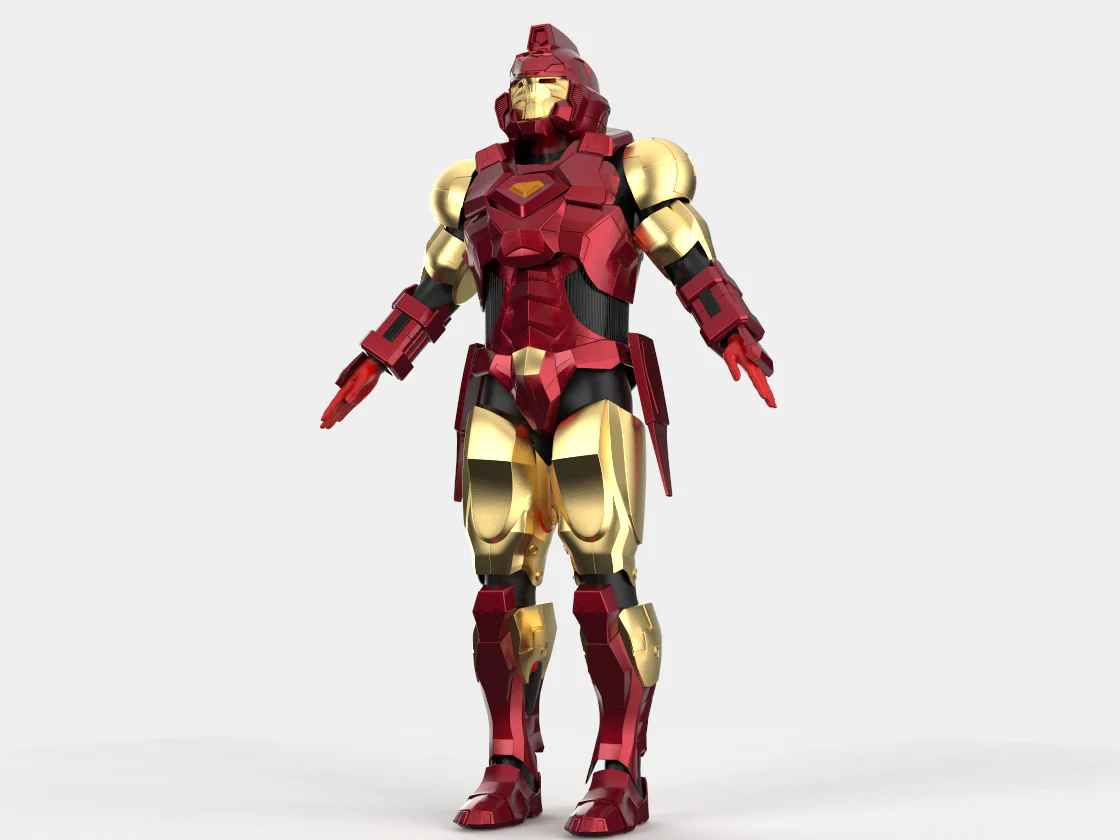 Iron Man House of M Armor STL - Image 9