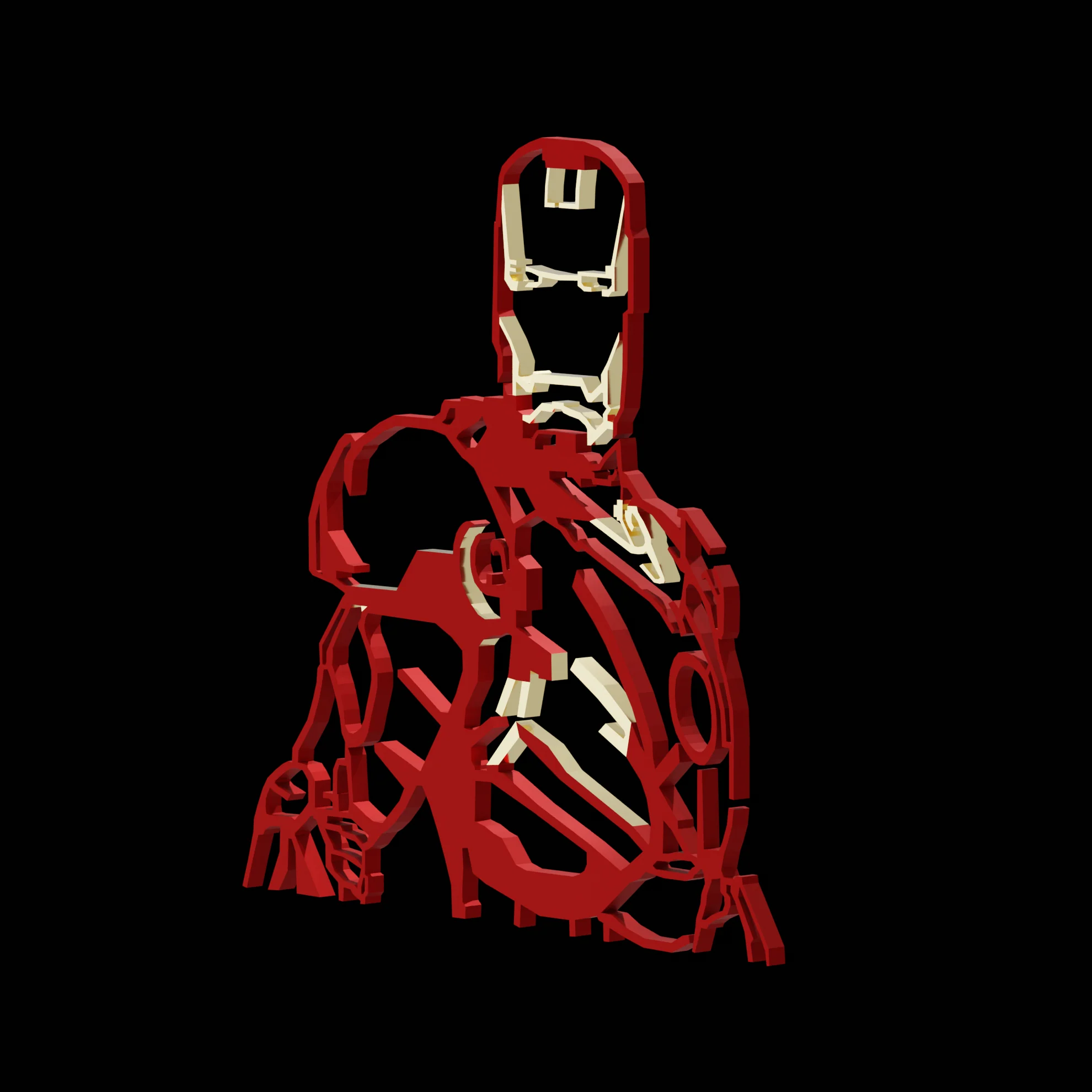 Iron Man Silhouette Wall Art - Image 2