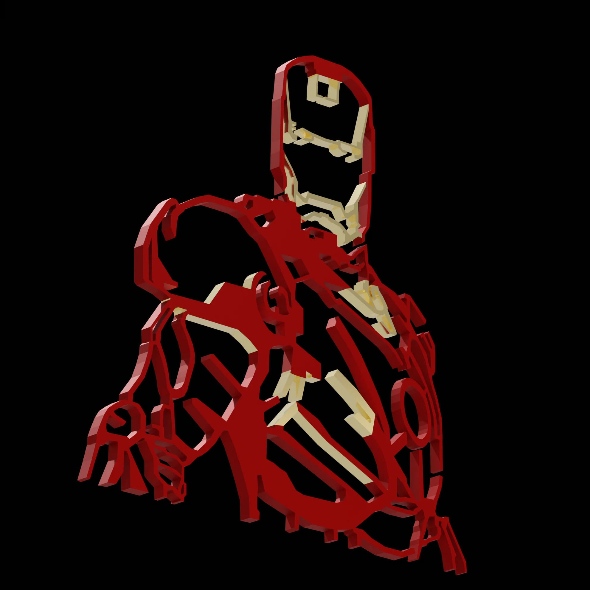 Iron Man Silhouette Wall Art - Image 4