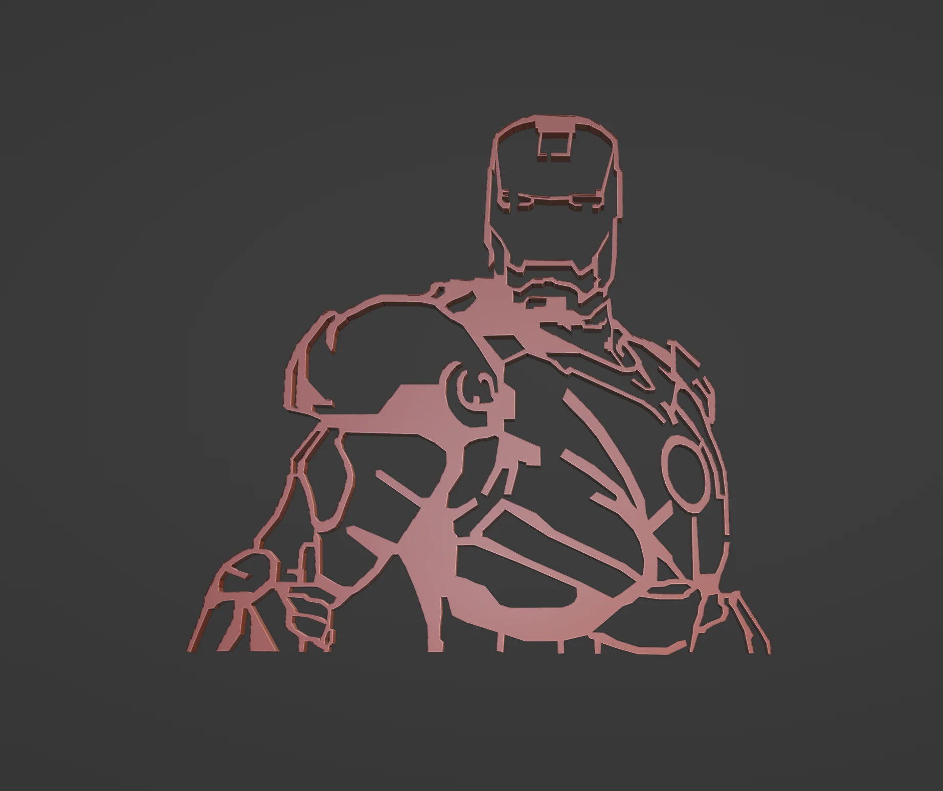 Iron Man Silhouette Wall Art - Image 5