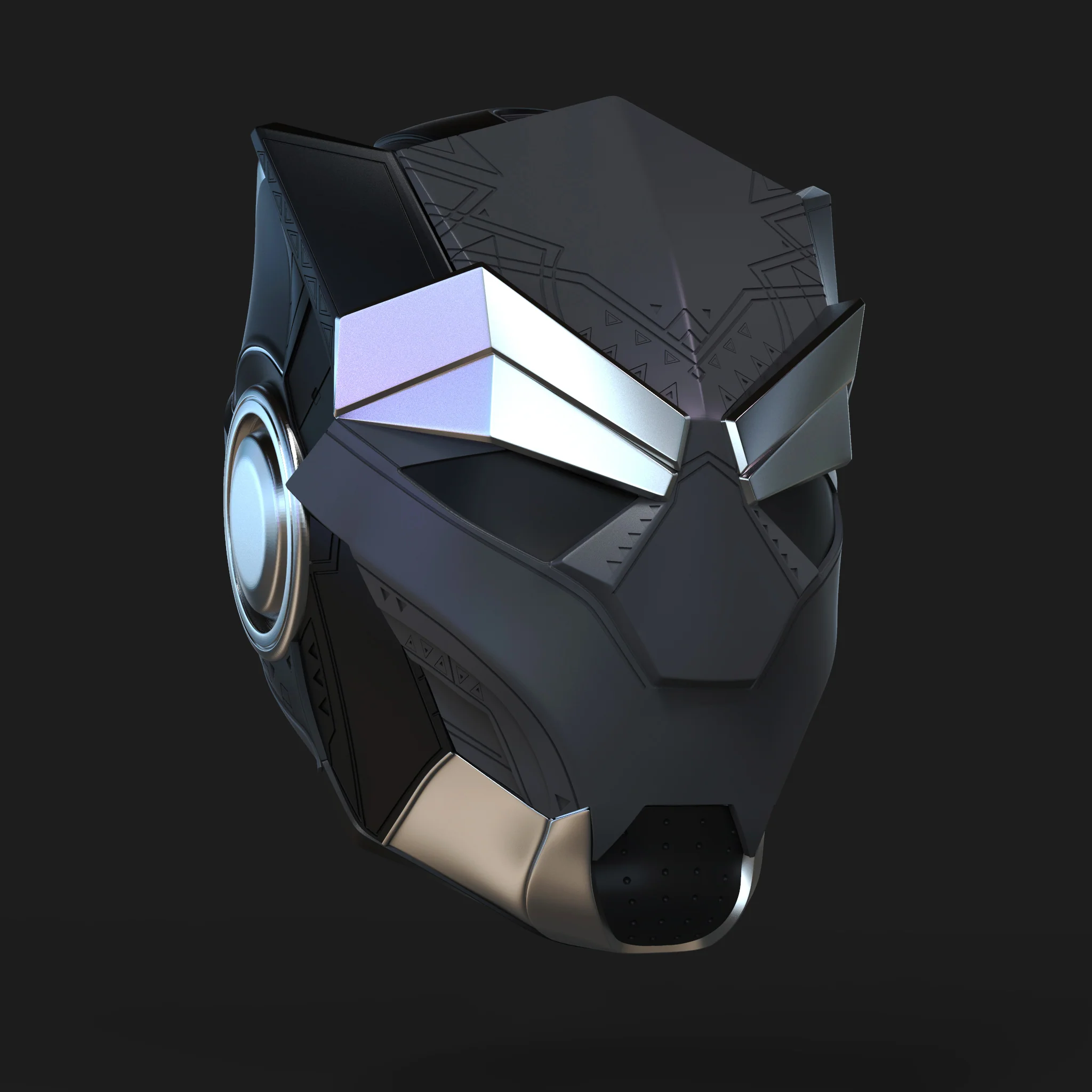 Iron Panther Helmet STL