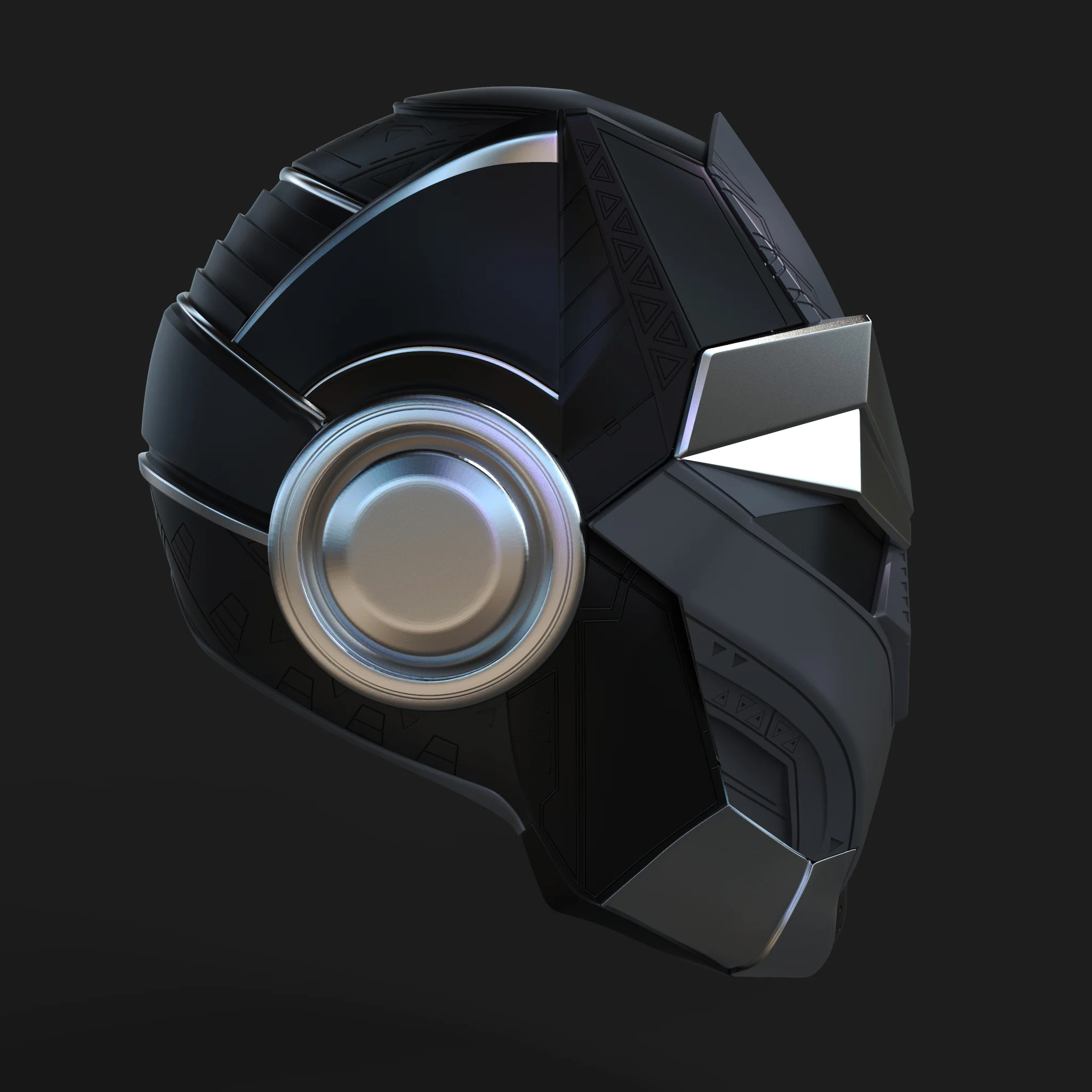 Iron Panther Helmet STL - Image 3