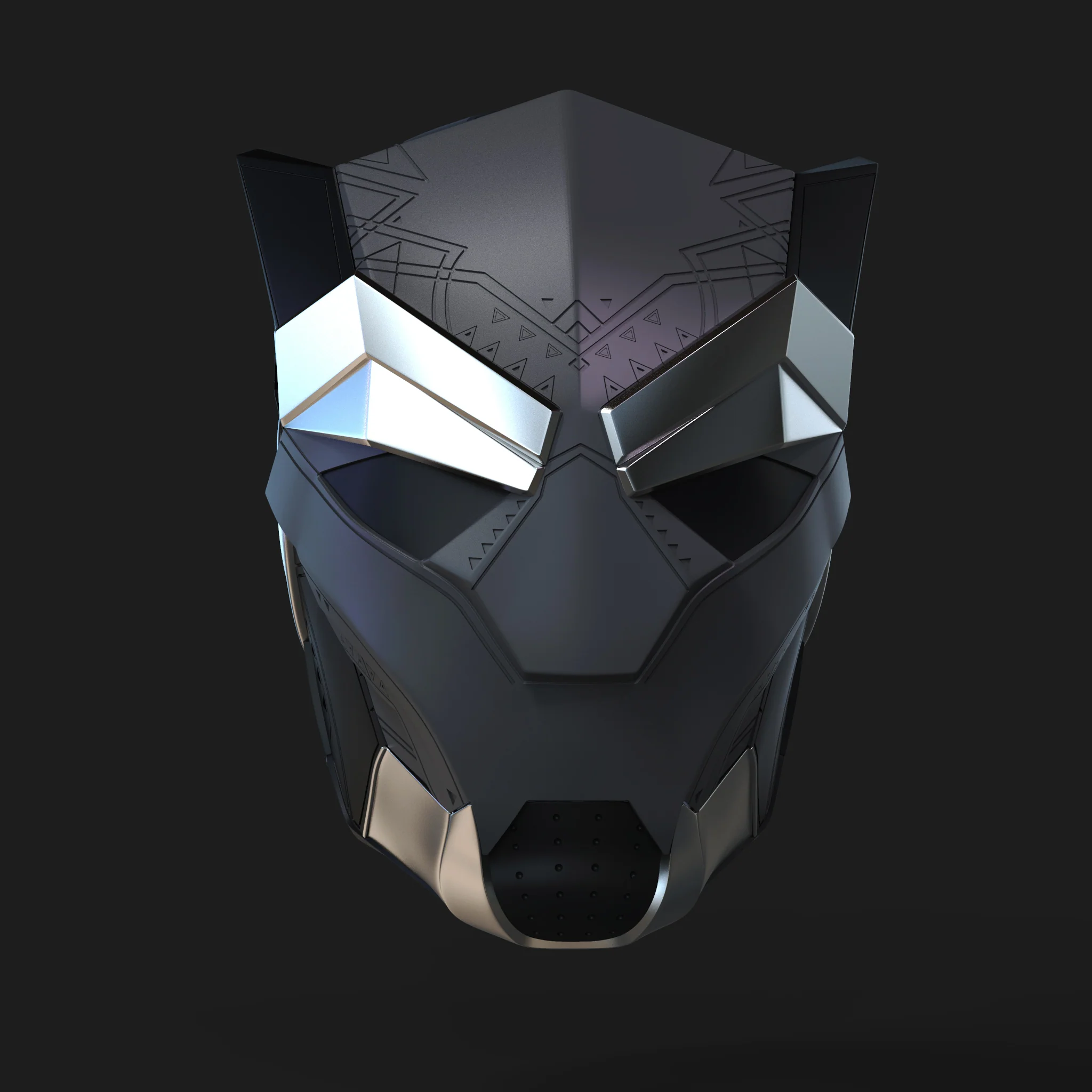 Iron Panther Helmet STL - Image 5