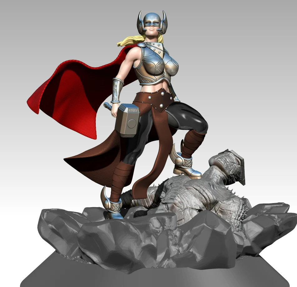 Jane Foster Thor Statue STL - Image 2