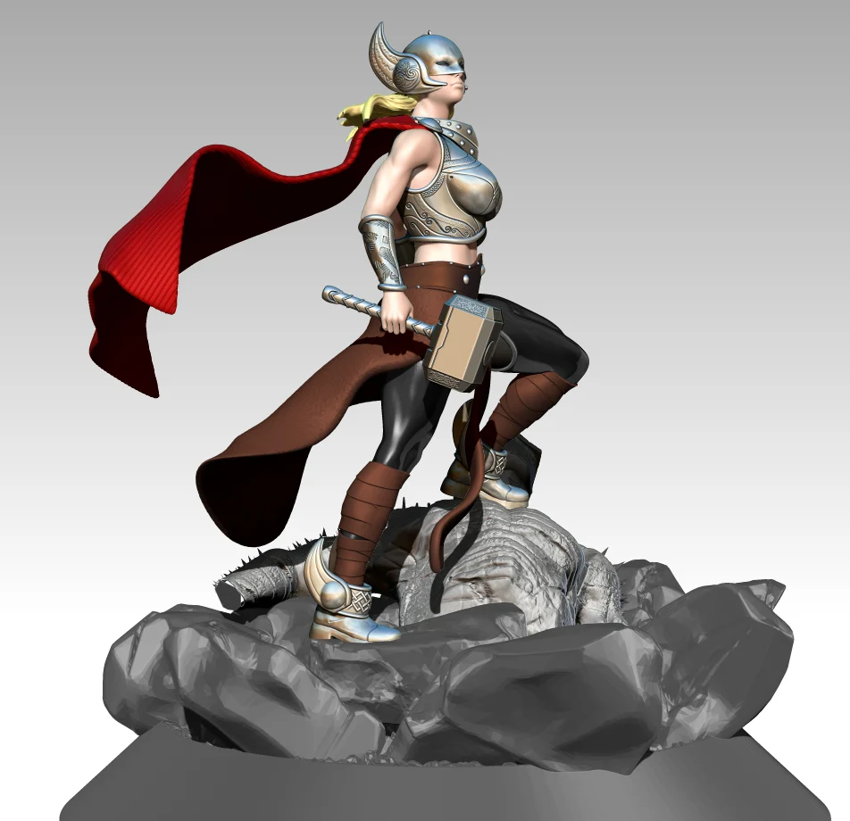 Jane Foster Thor Statue STL - Image 3