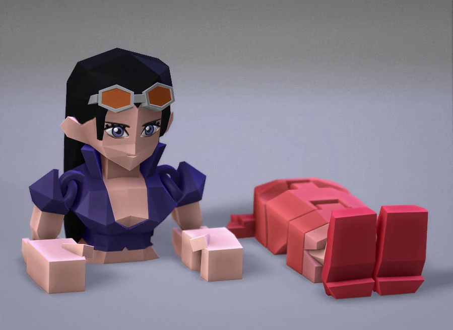 Low Poly Flexi Nico Robin - Image 2