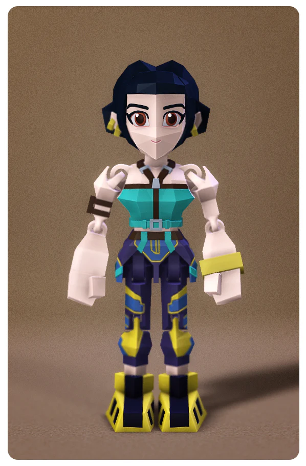 Low Poly KPop Demon Hunters Zoey