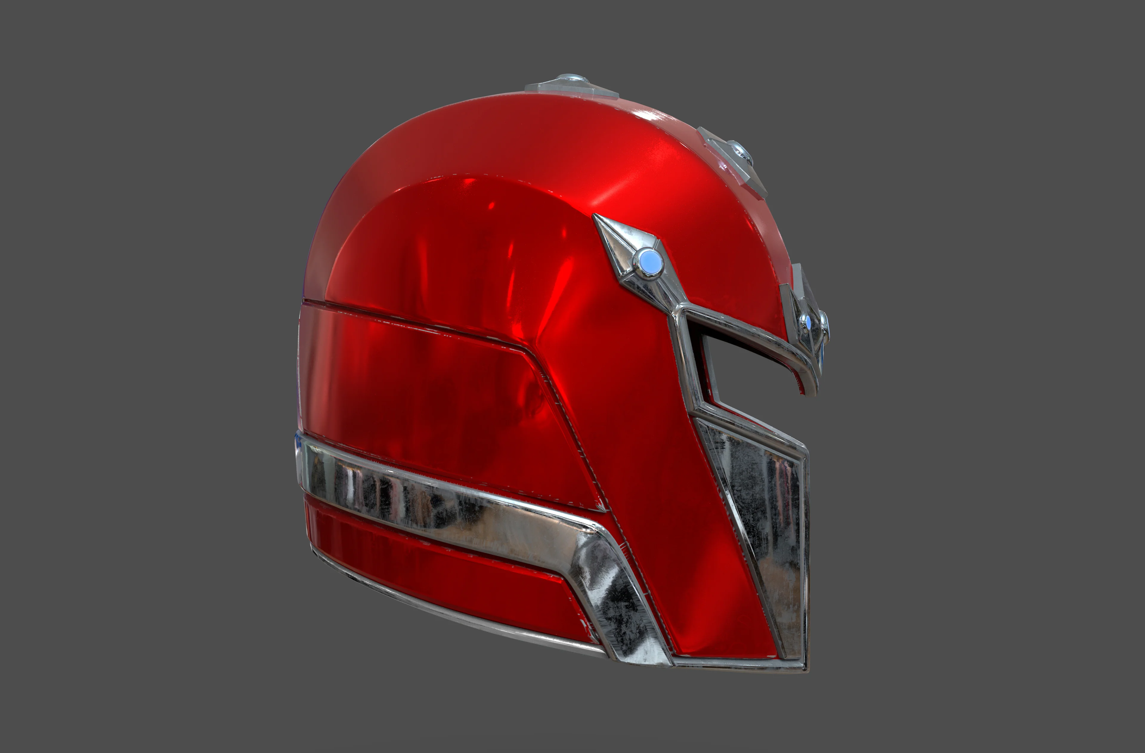 Magneto Play Arts Kai Helmet STL - Image 3