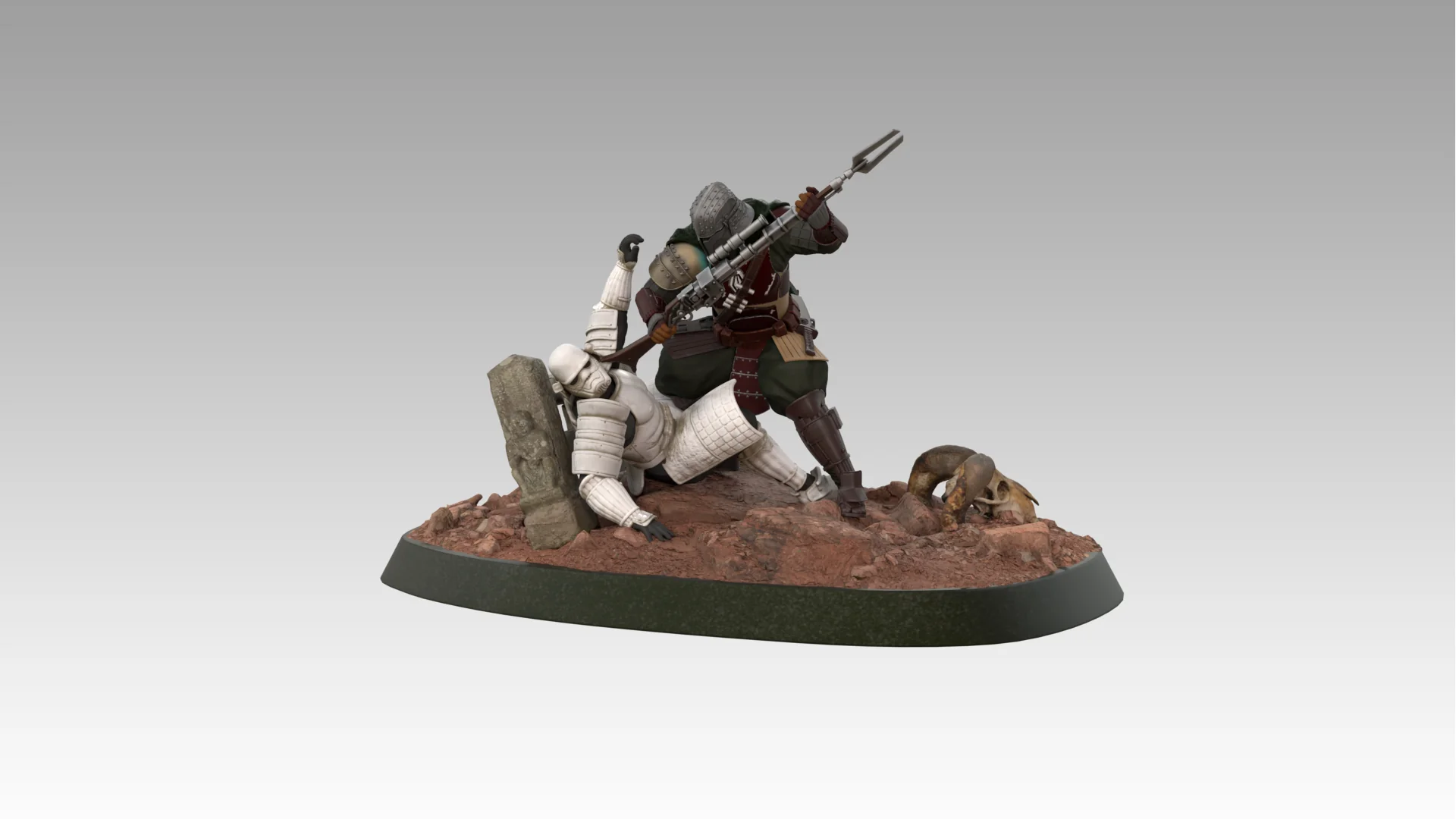 Mando Samurai Figure STL - Image 8
