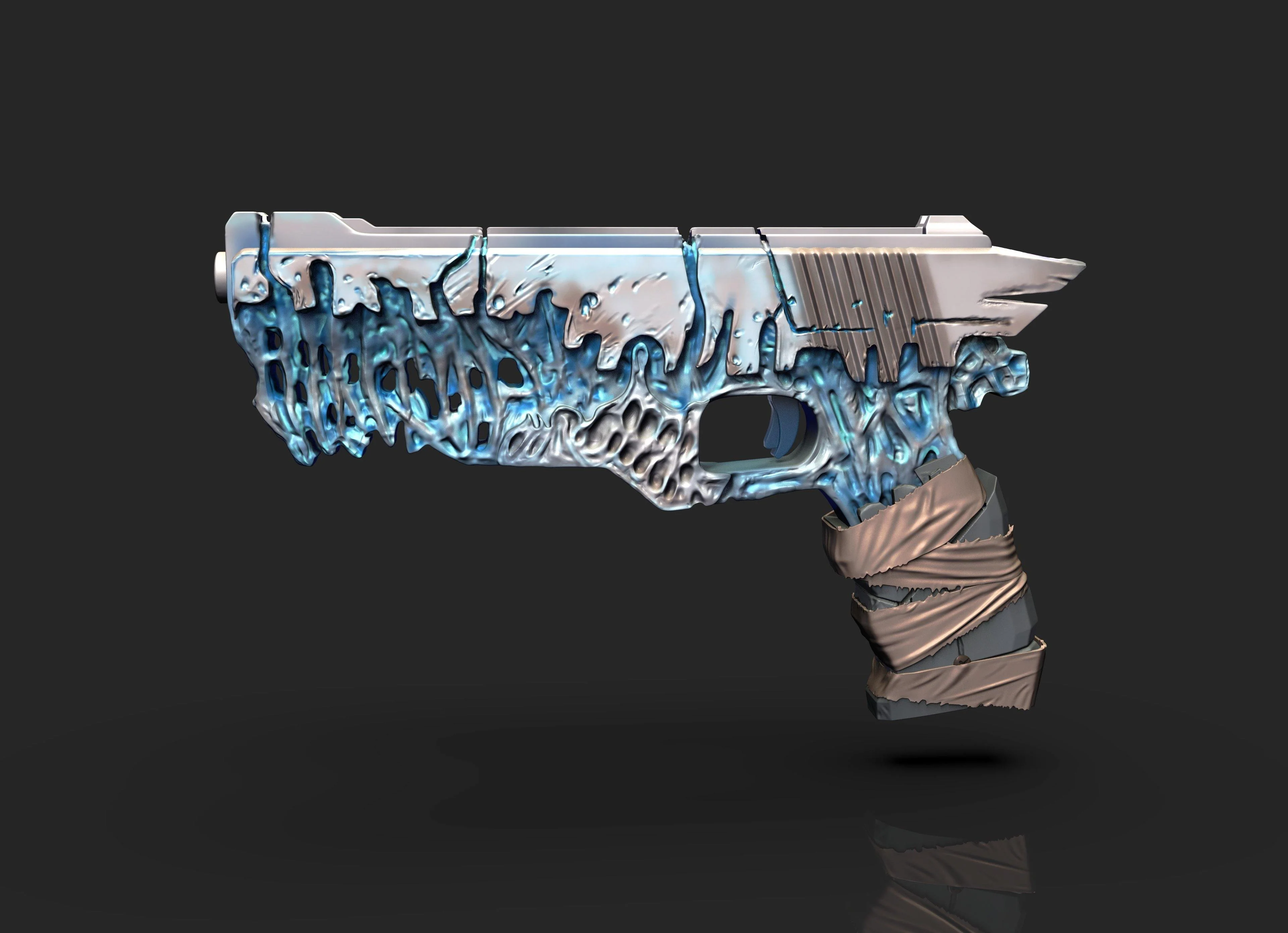 Outriders Torment and Agony Legendary Pistols STL