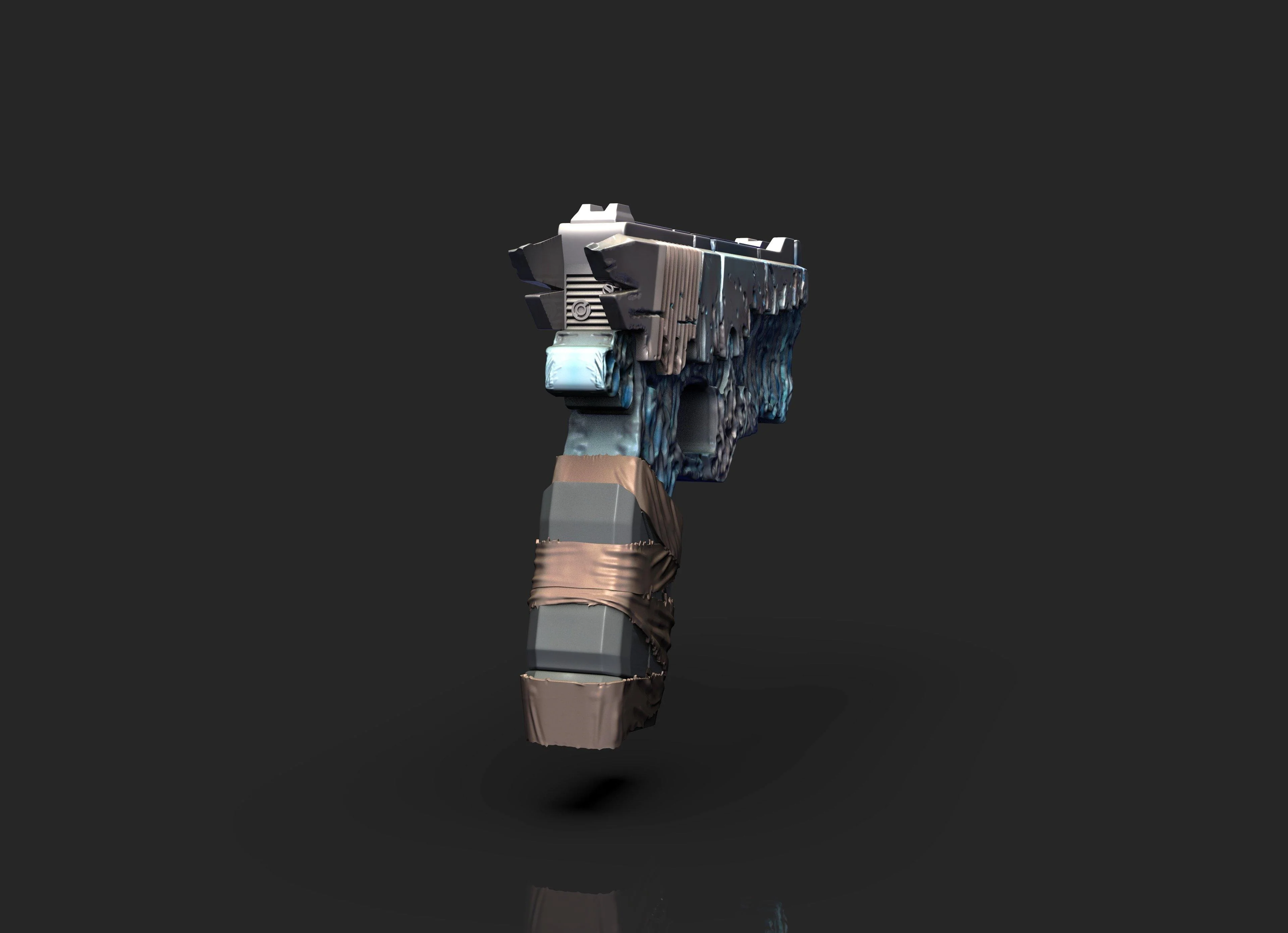 Outriders Torment and Agony Legendary Pistols STL - Image 6