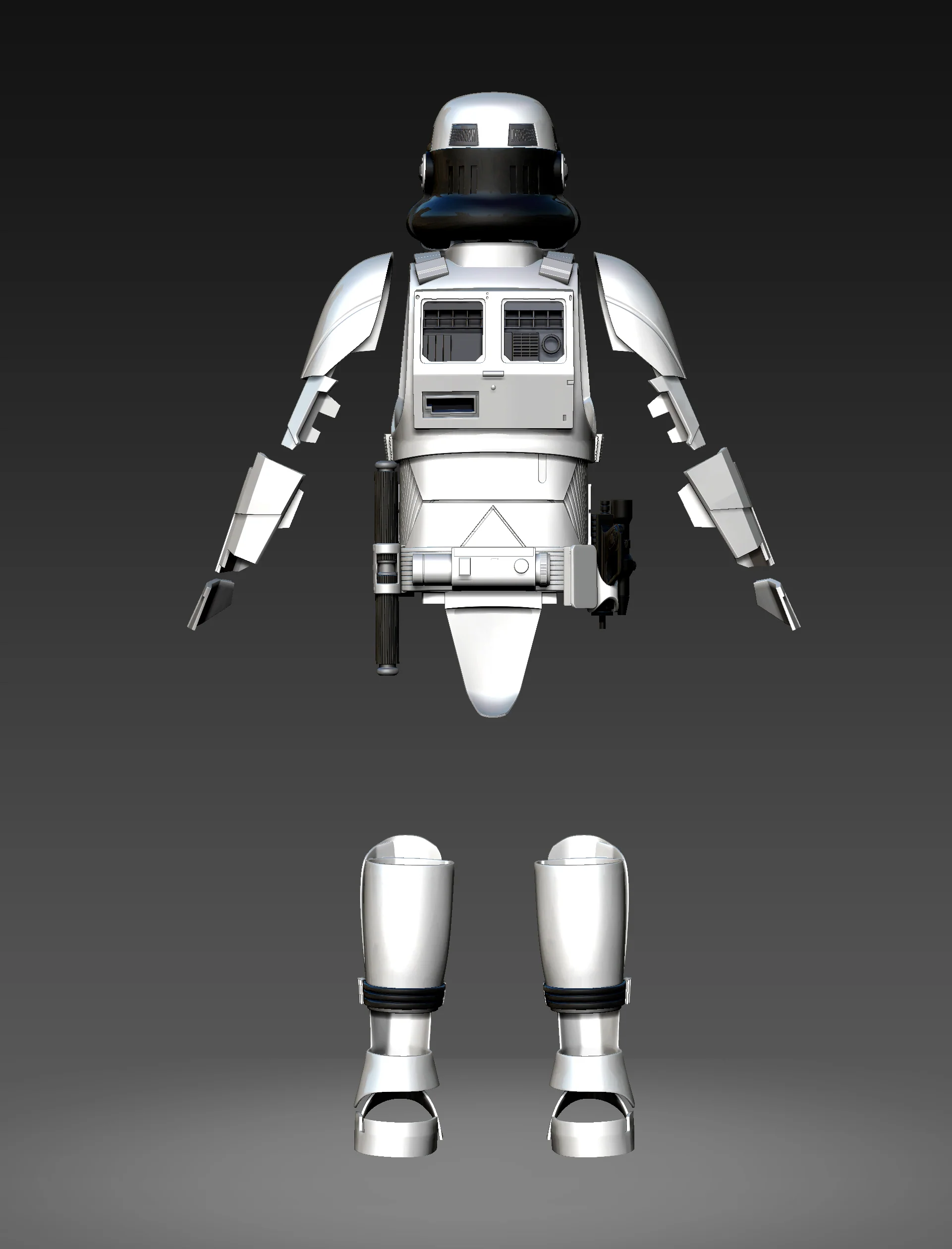 Patrol Trooper full Armor for Cosplay - Image 6