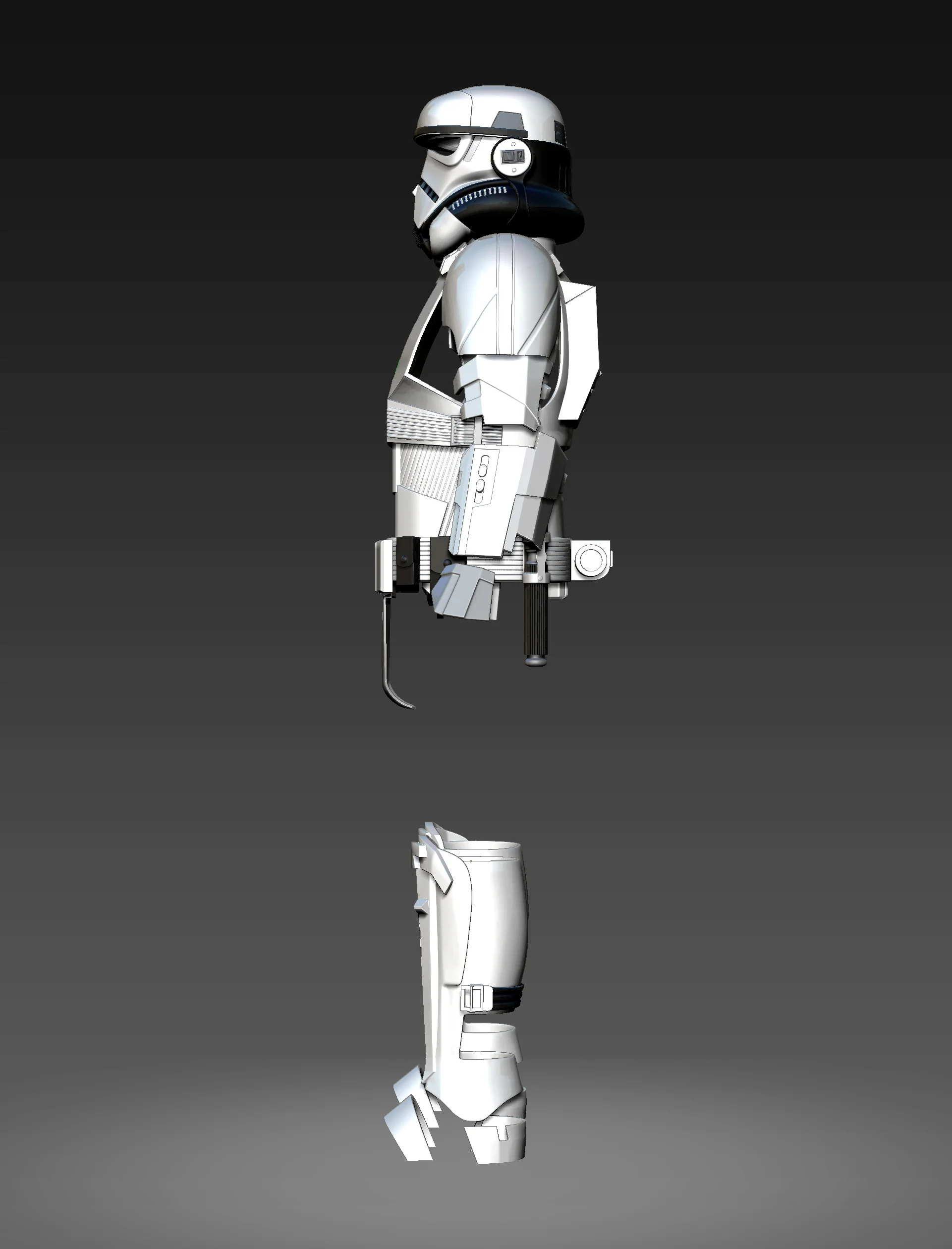 Patrol Trooper full Armor for Cosplay - Image 7