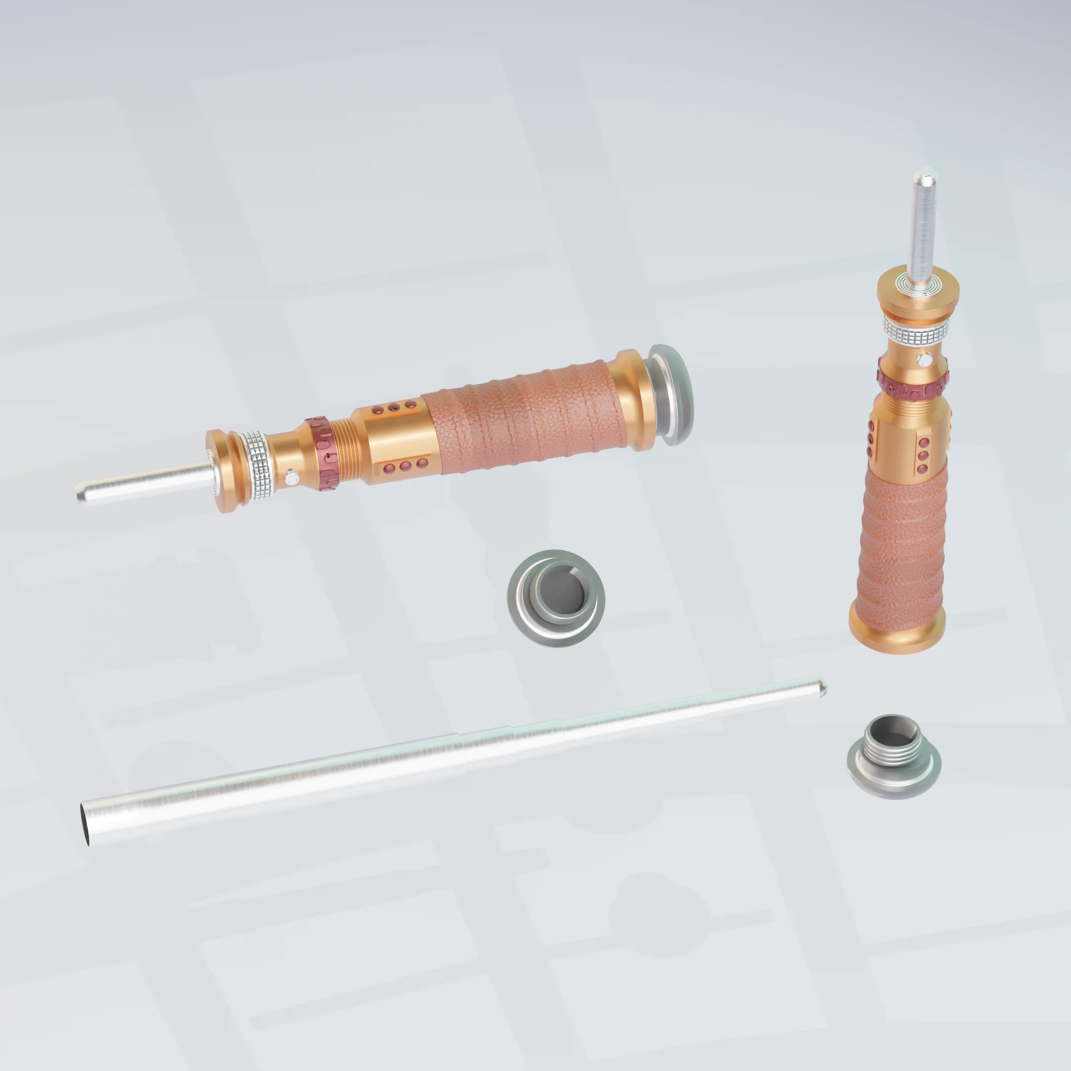 Print in Place Articulating Jedi Lightsaber Concept 6
