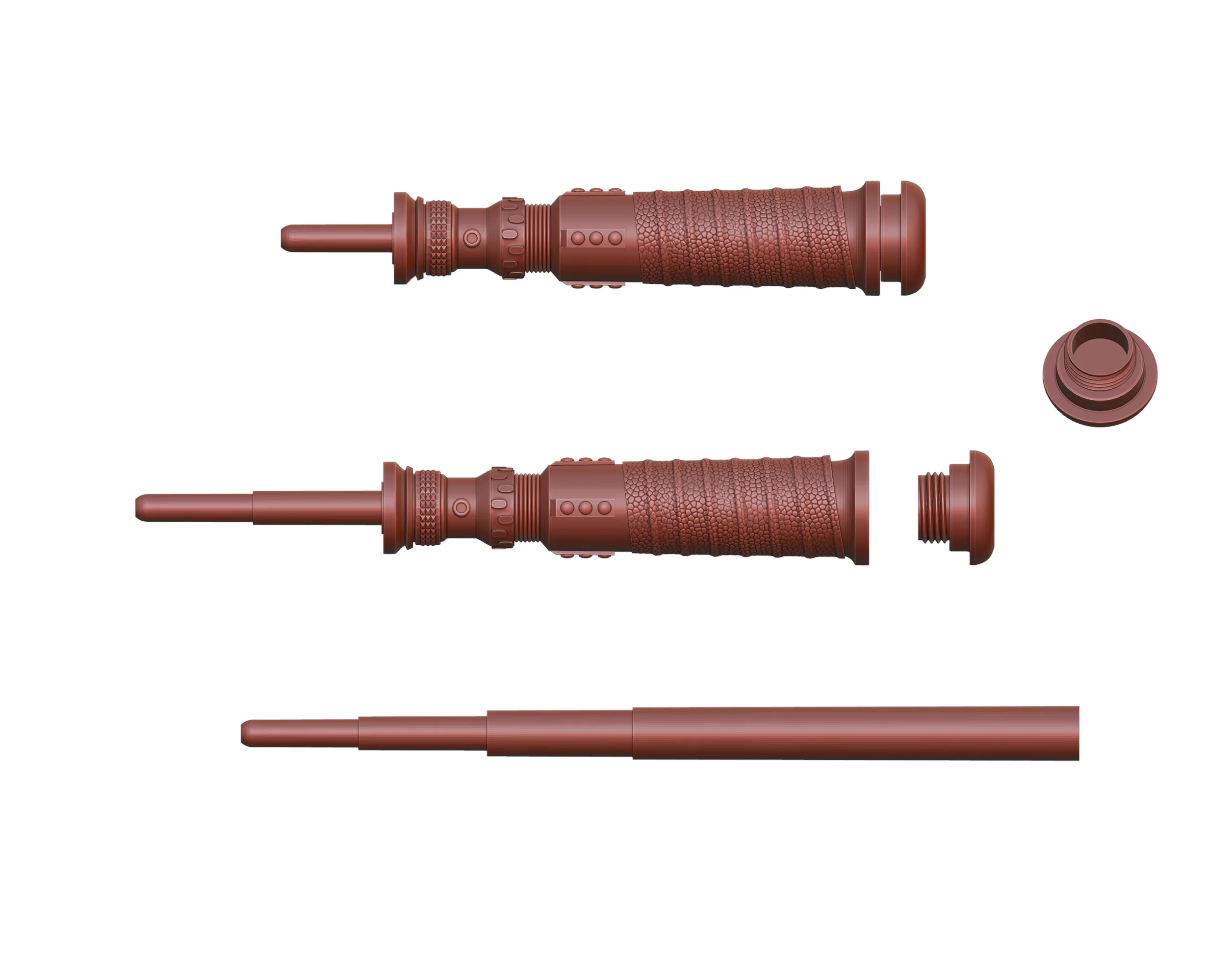 Print in Place Articulating Jedi Lightsaber Concept 6 - Image 5