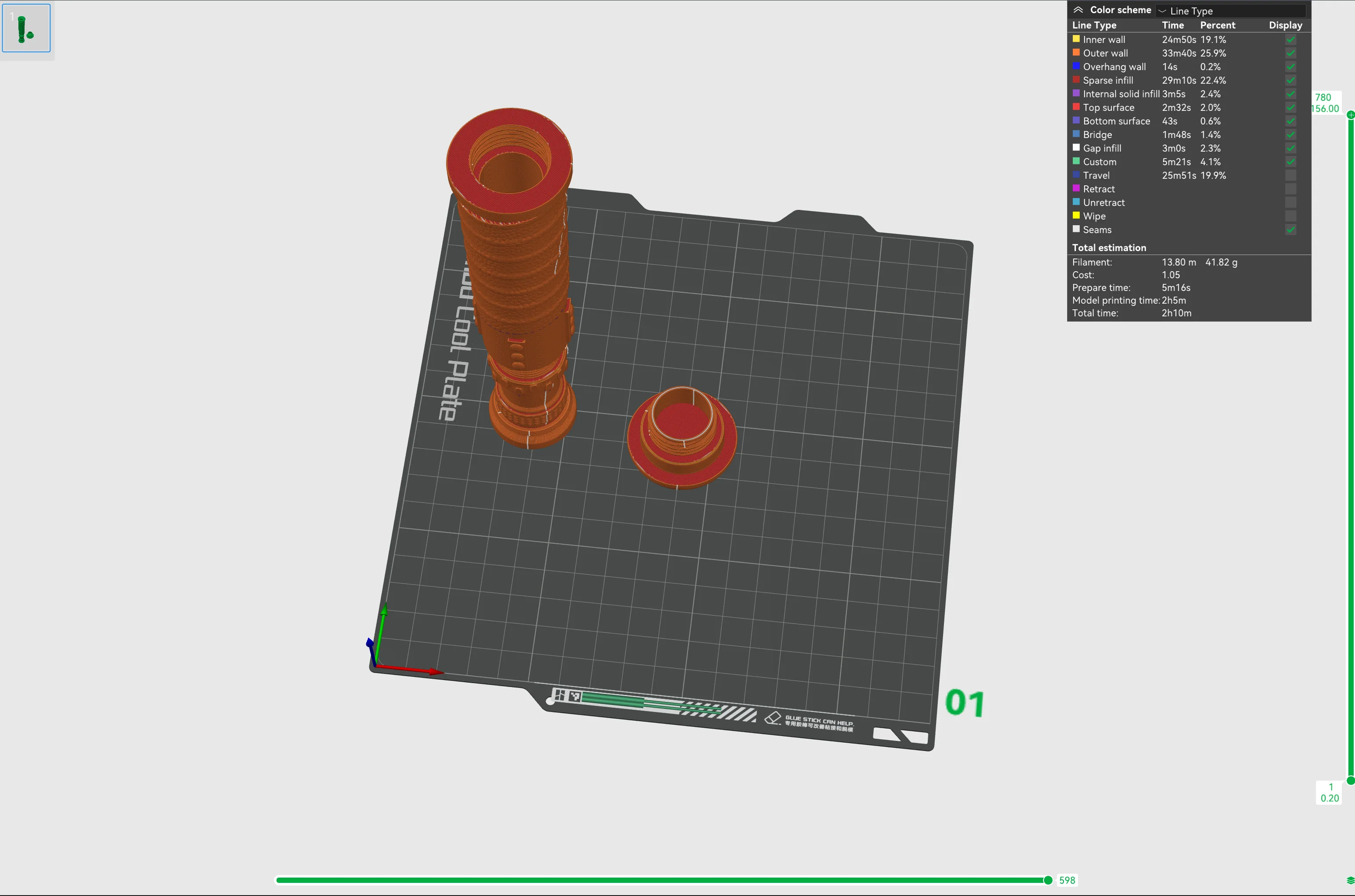 Print in Place Articulating Jedi Lightsaber Concept 6 - Image 6