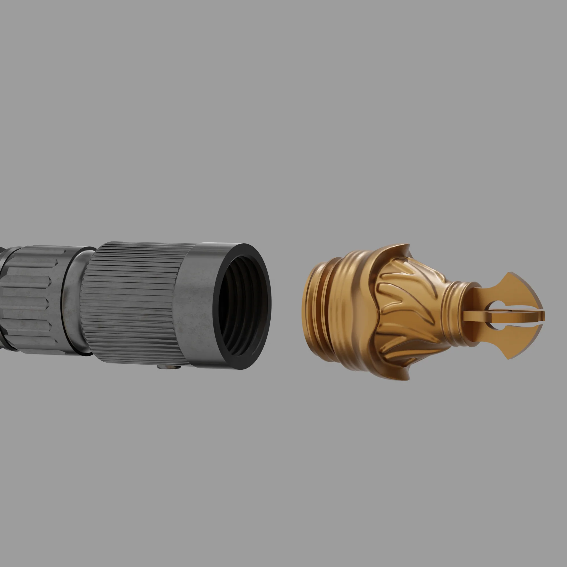 Print in Place Collapsible Jedi Lightsaber Concept 11 - Image 4