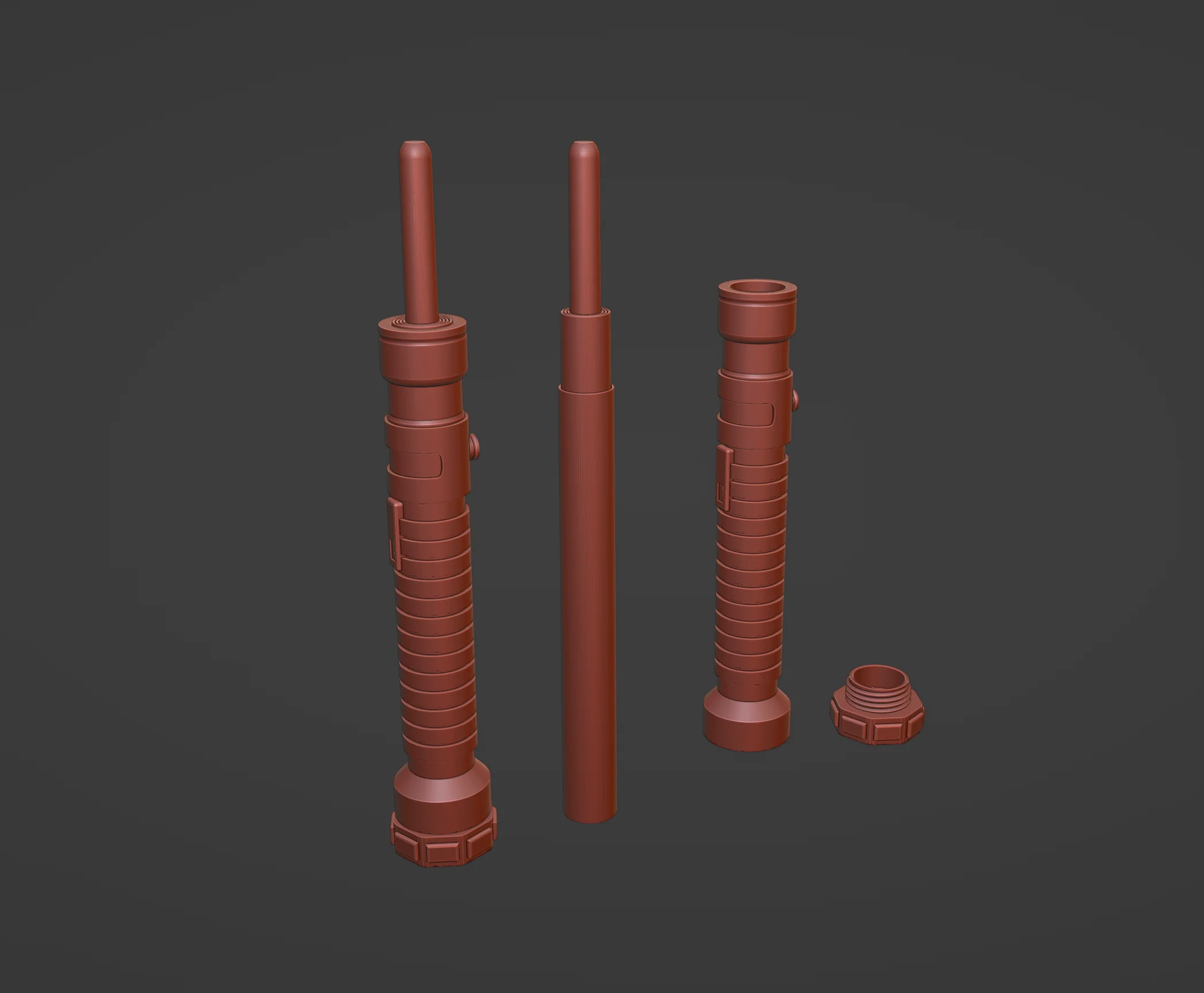 Print in Place Collapsible Jedi Lightsaber Concept 16 - Image 5