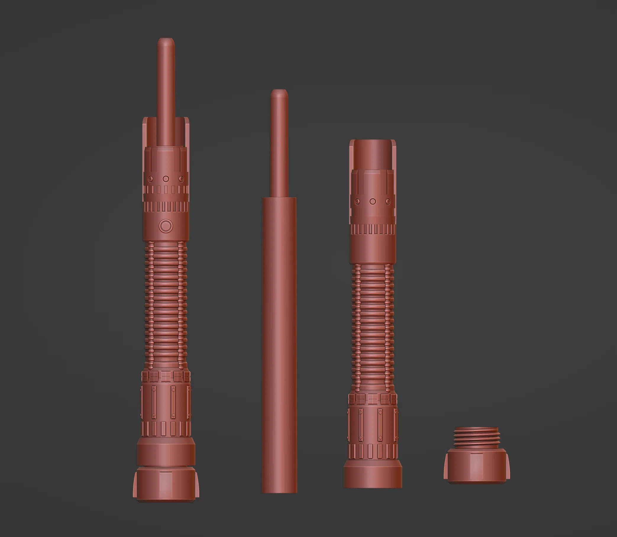 Print in Place Collapsing Jedi Lightsaber Concept 19 - Image 5